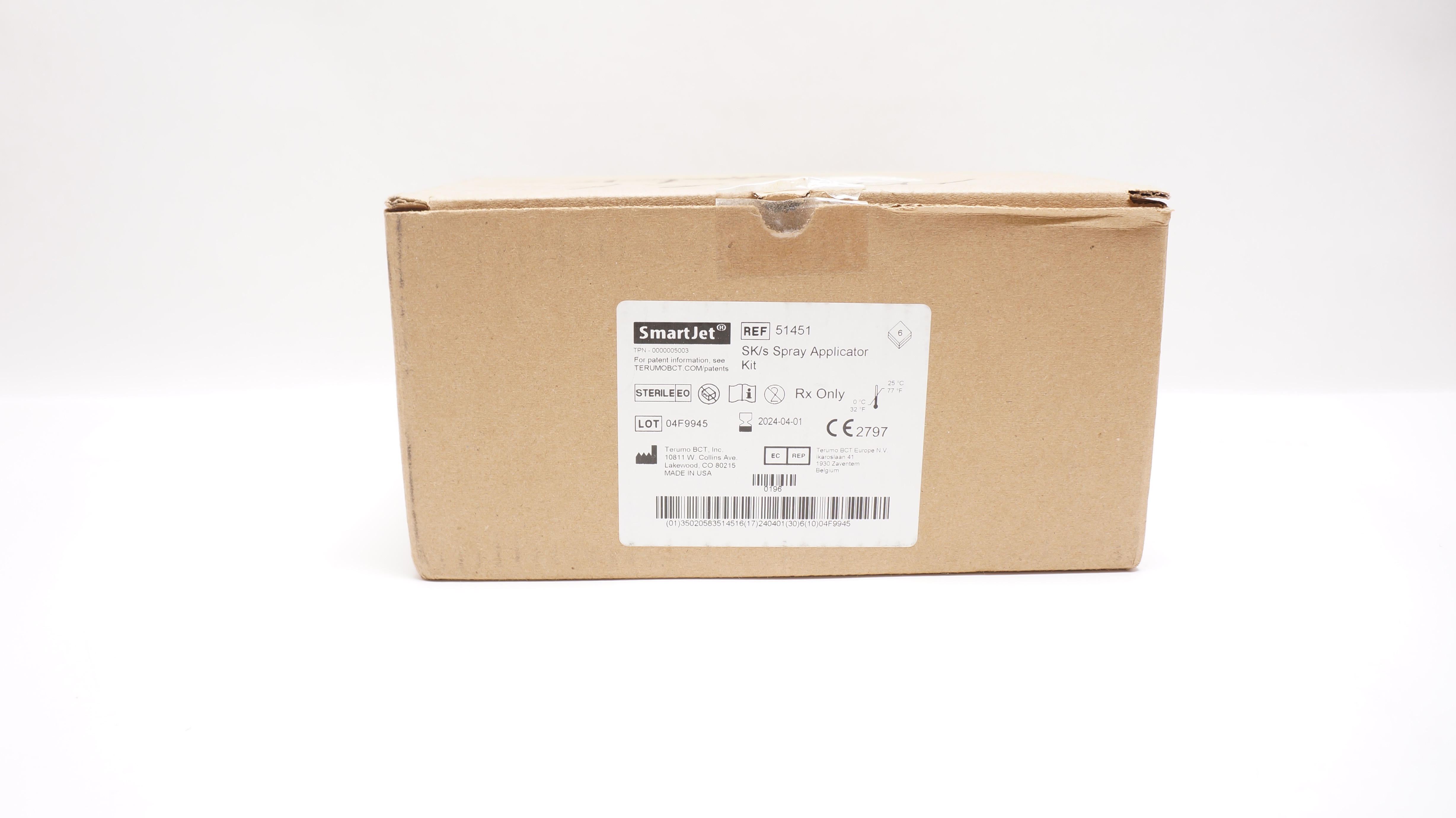 Terumo 51451 SmartJet Spray Applicator Kit - Box of 6