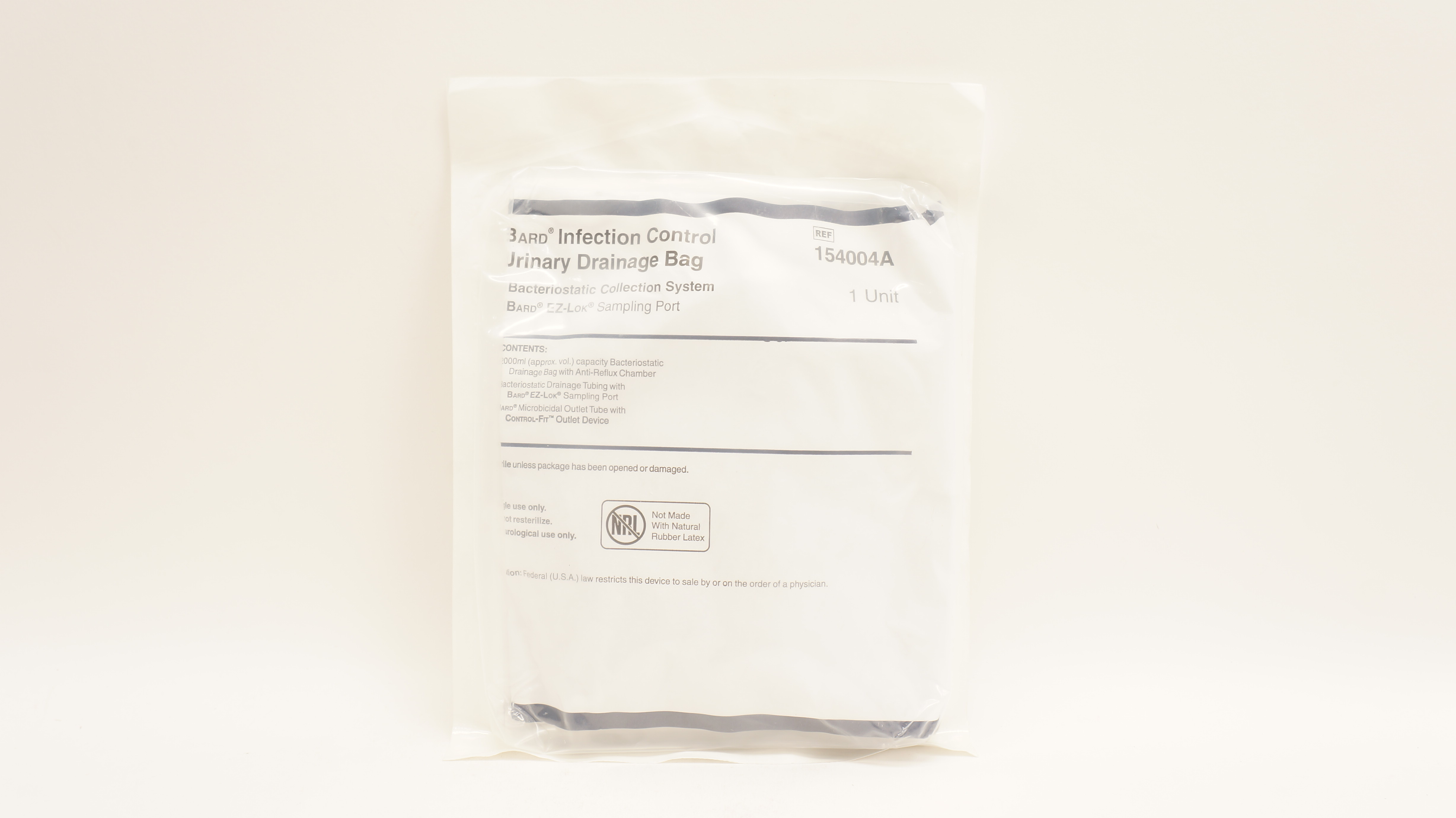 Bard 154004A Infection Control Urinary Drainage Bag (x)