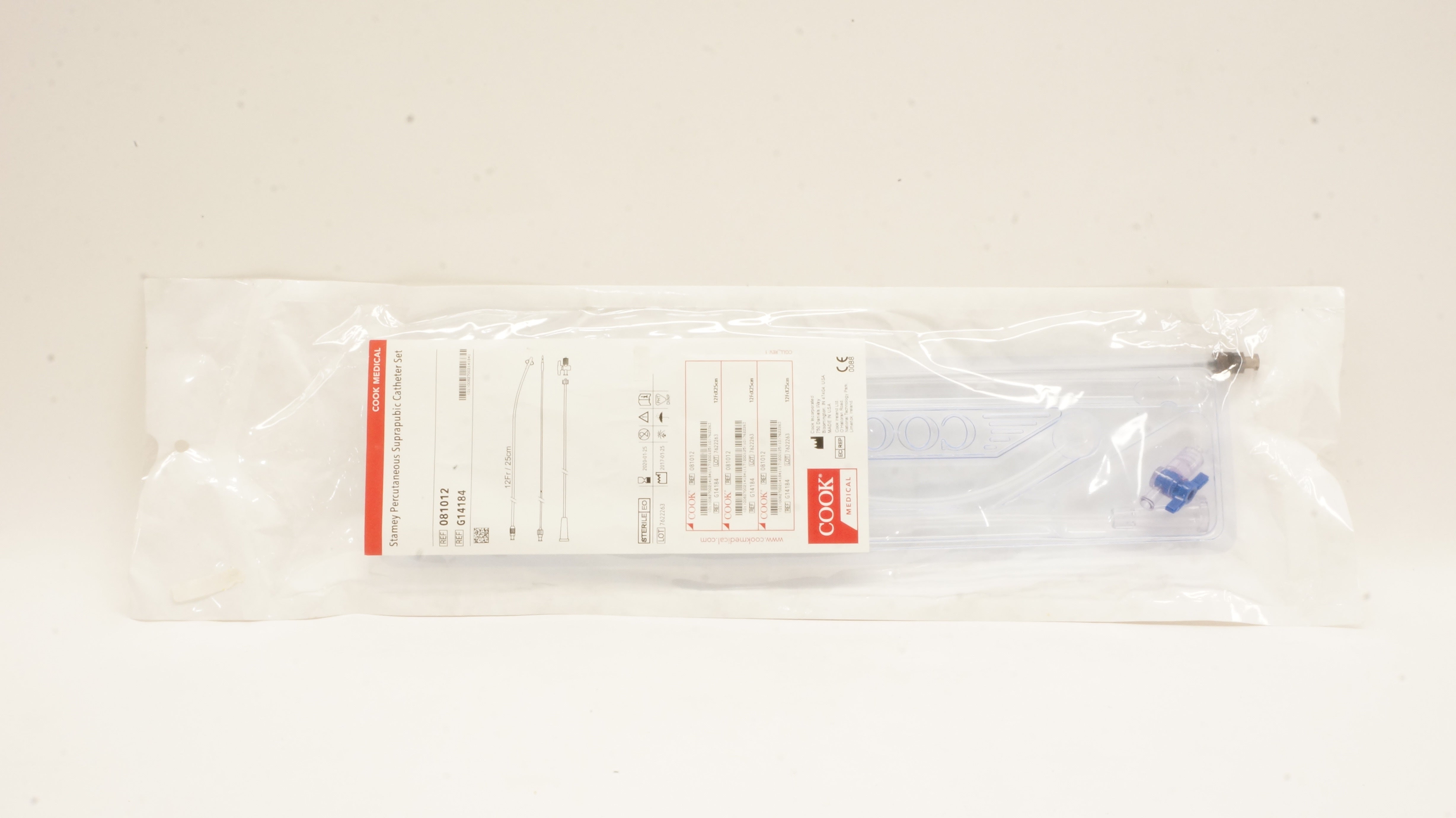Cook Medical 081012 Stamey Percutaneous Suprapubic Cath Set 12Fr. x 25cm (x)