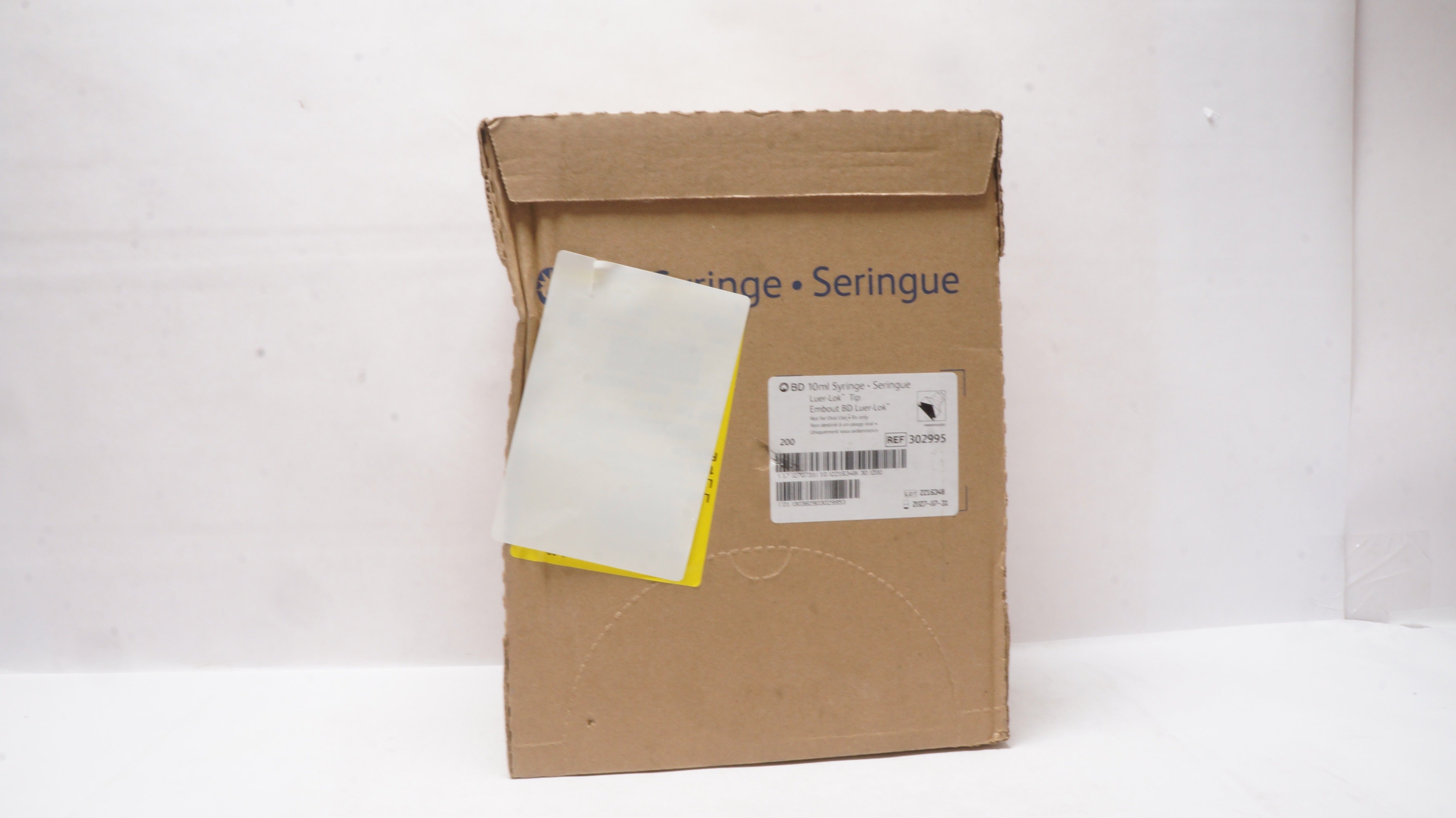 BD 302995 Luer-Lok Tip Syringe 10mL - Box of 200