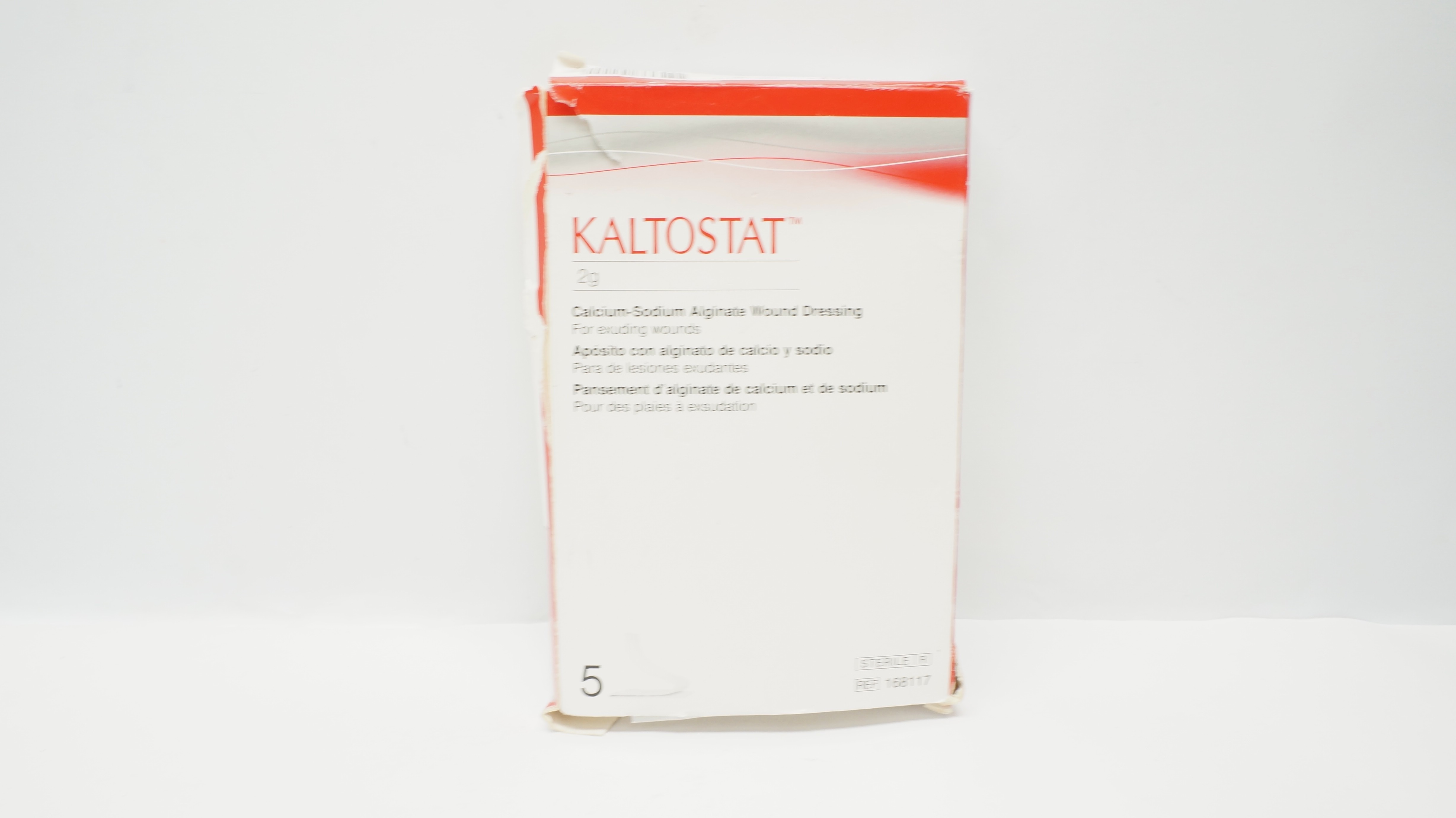 Kaltostat 168117 ConvaTec Calcium-Sodium Alginate Wound Dresssing 2g-Box of 5(x)