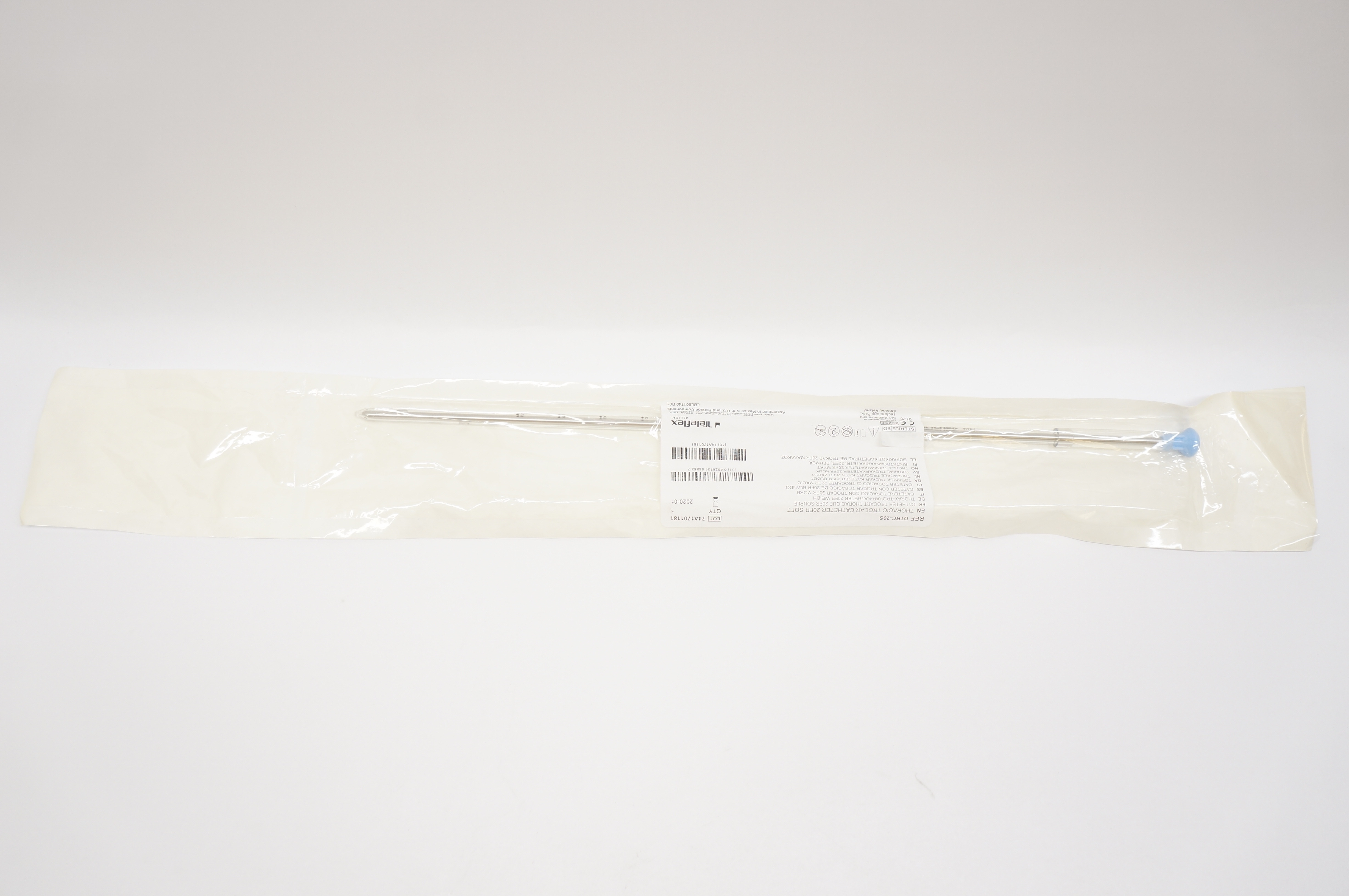 Teleflex DTRC-20S Thoracic Trocar Cath. 20Fr. Soft (x)