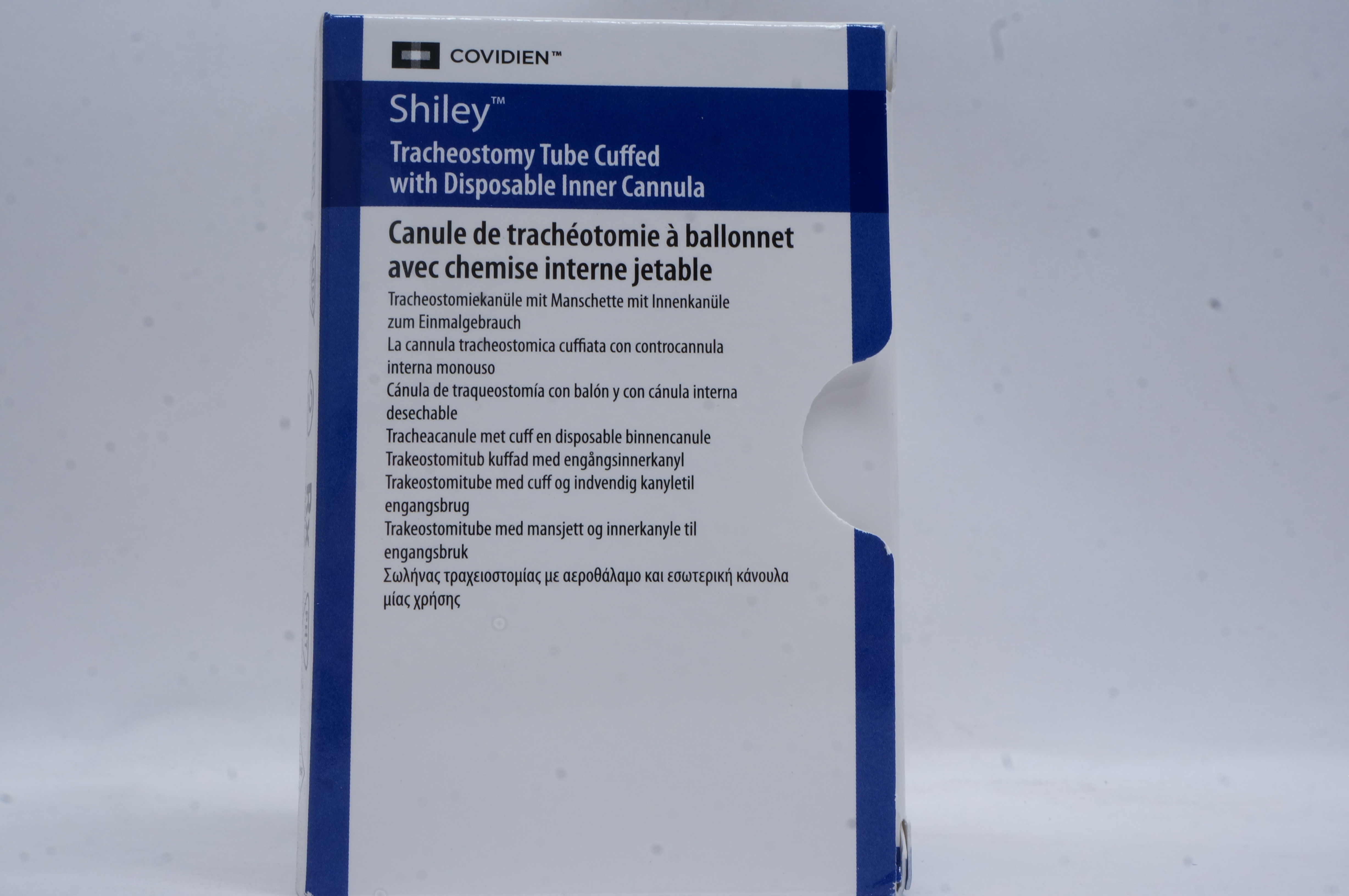 Covidien 8DCT Shiley Tracheostomy Tube Cuffed 7.6mm ID, 12.2mm OD