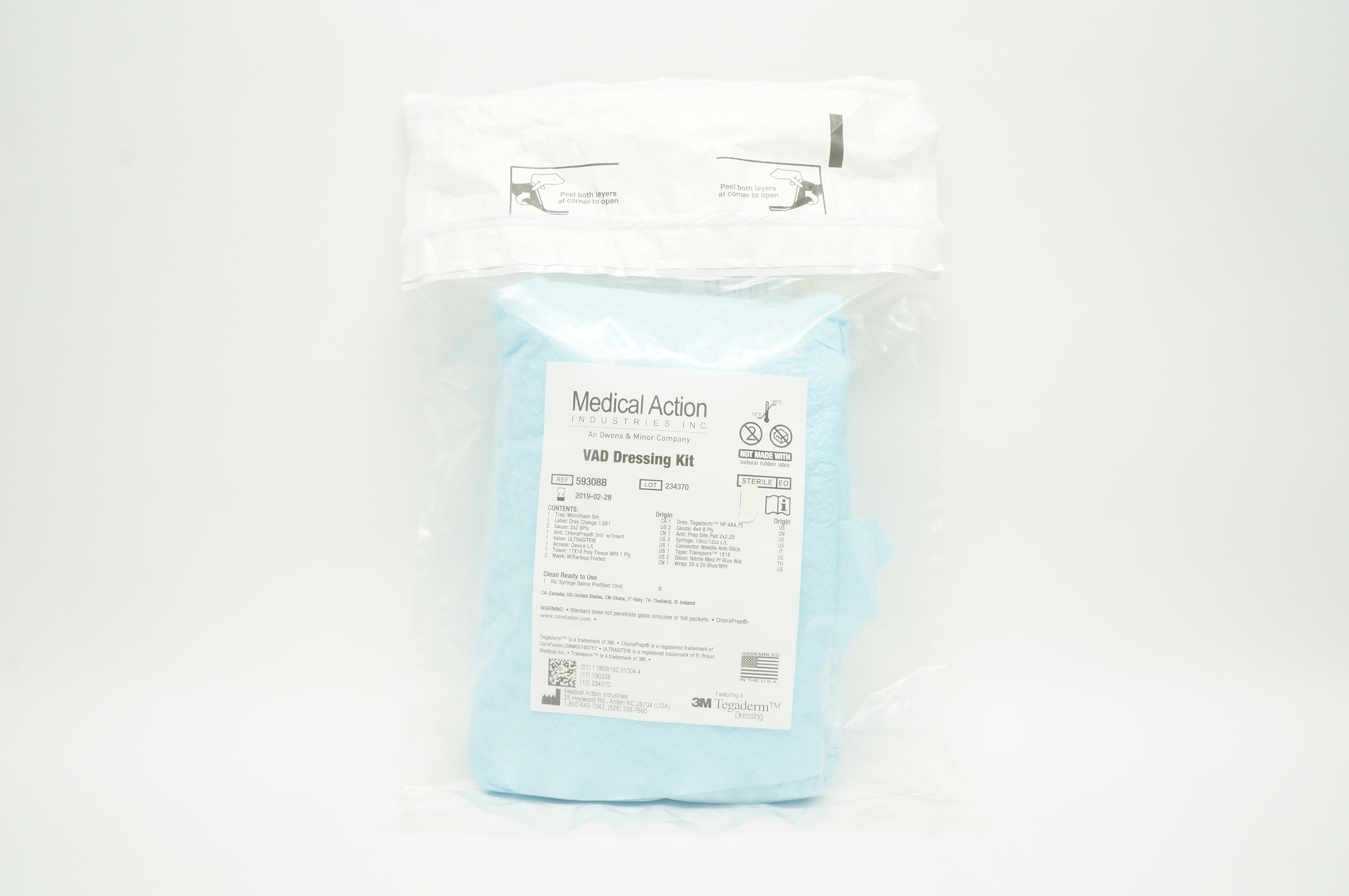 Medical Action 59308B 3M Tegaderm VAD Dressing Kit (x)