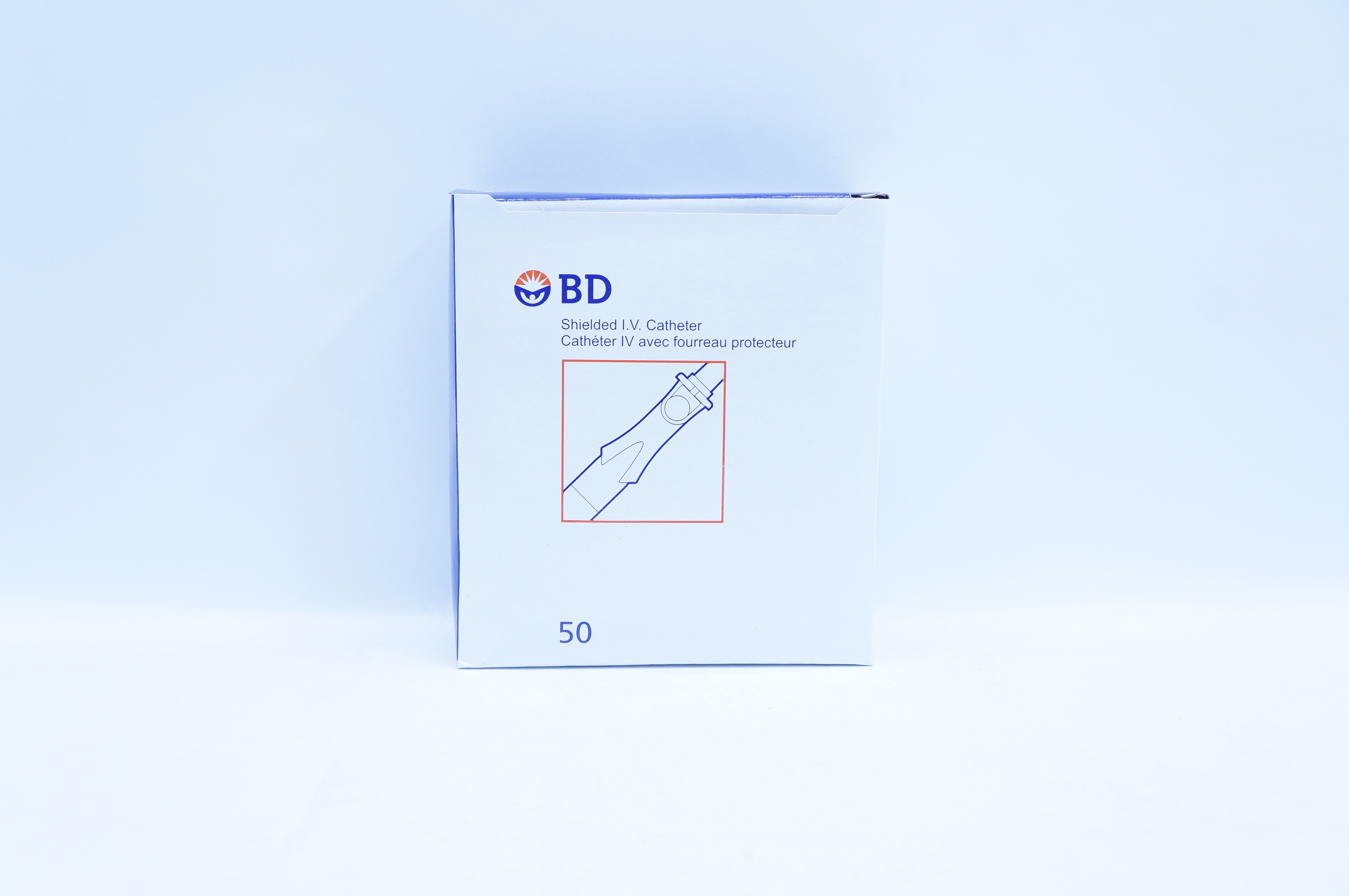 BD 381423 Insyte Autoguard Shielded IV Cath. 22Ga x 1inch (x) - Box of 50