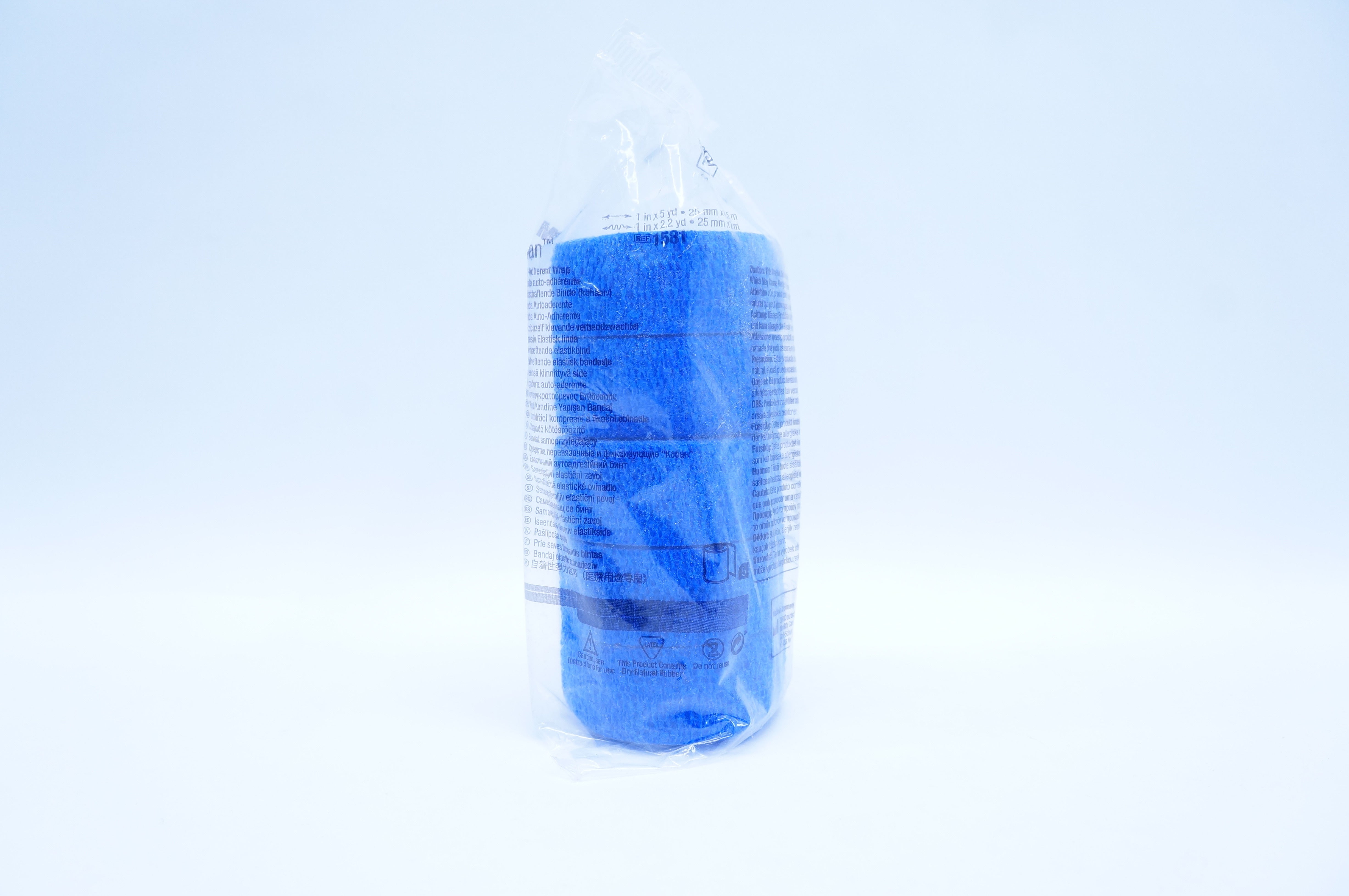 3M 1581 Self-Adherent Wrap, 1inch x 5 yd.