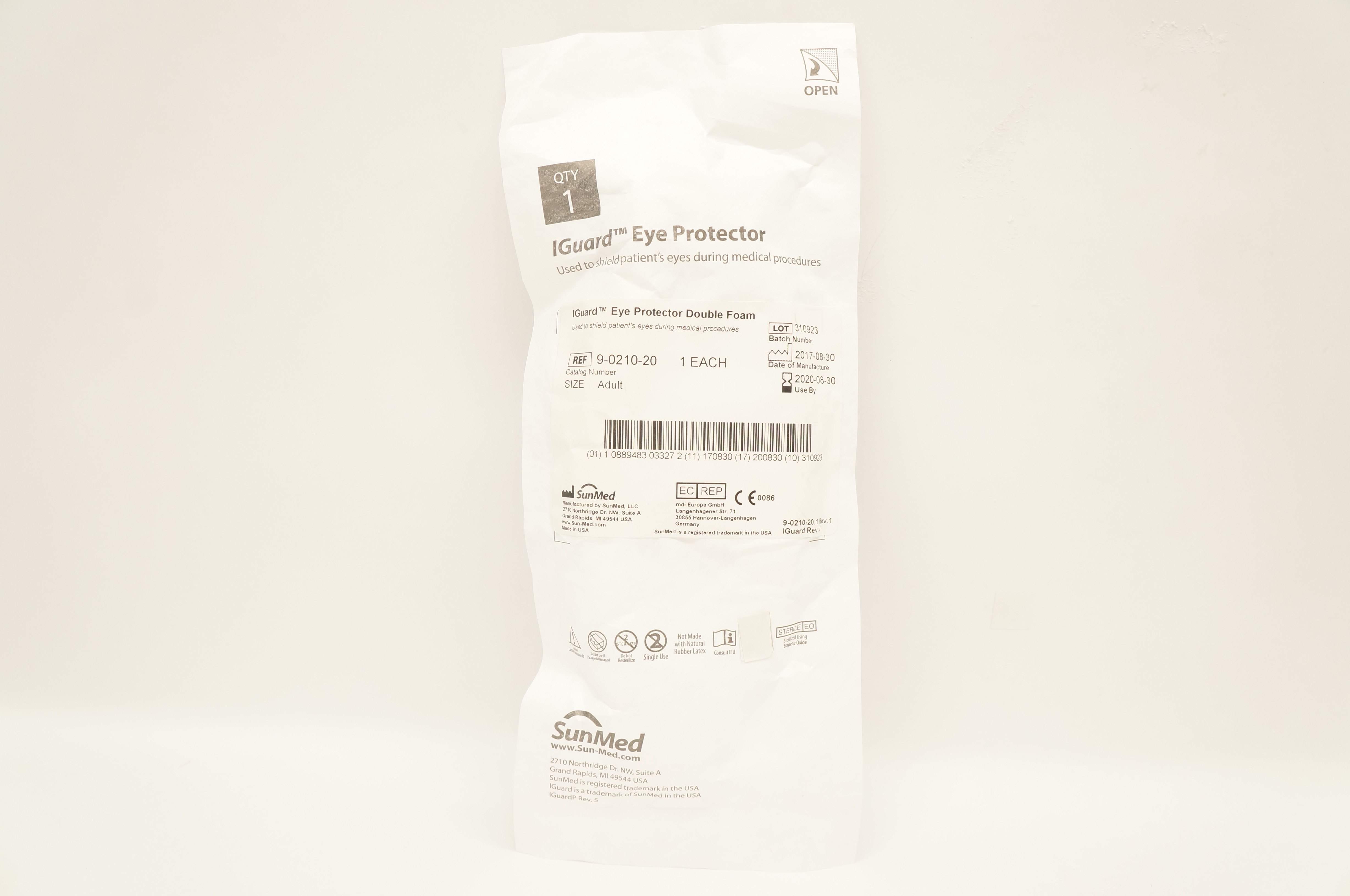 SunMed 9-0210-20 IGuard Eye Protector Adult (x)