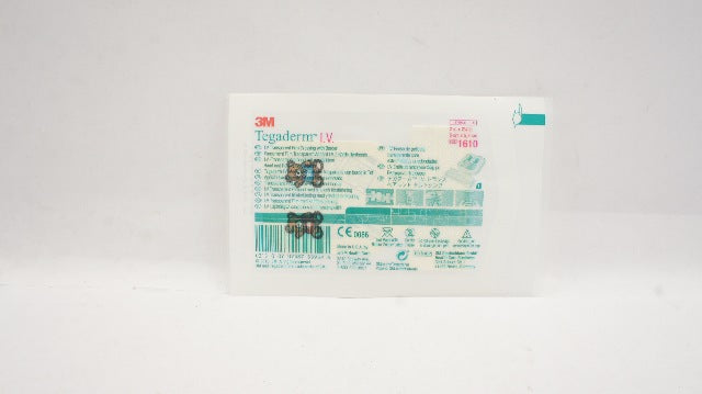 3M 1610 Tegaderm I.V. Transparent Film Dressing with Border 2 x 2-1/4inch (x)