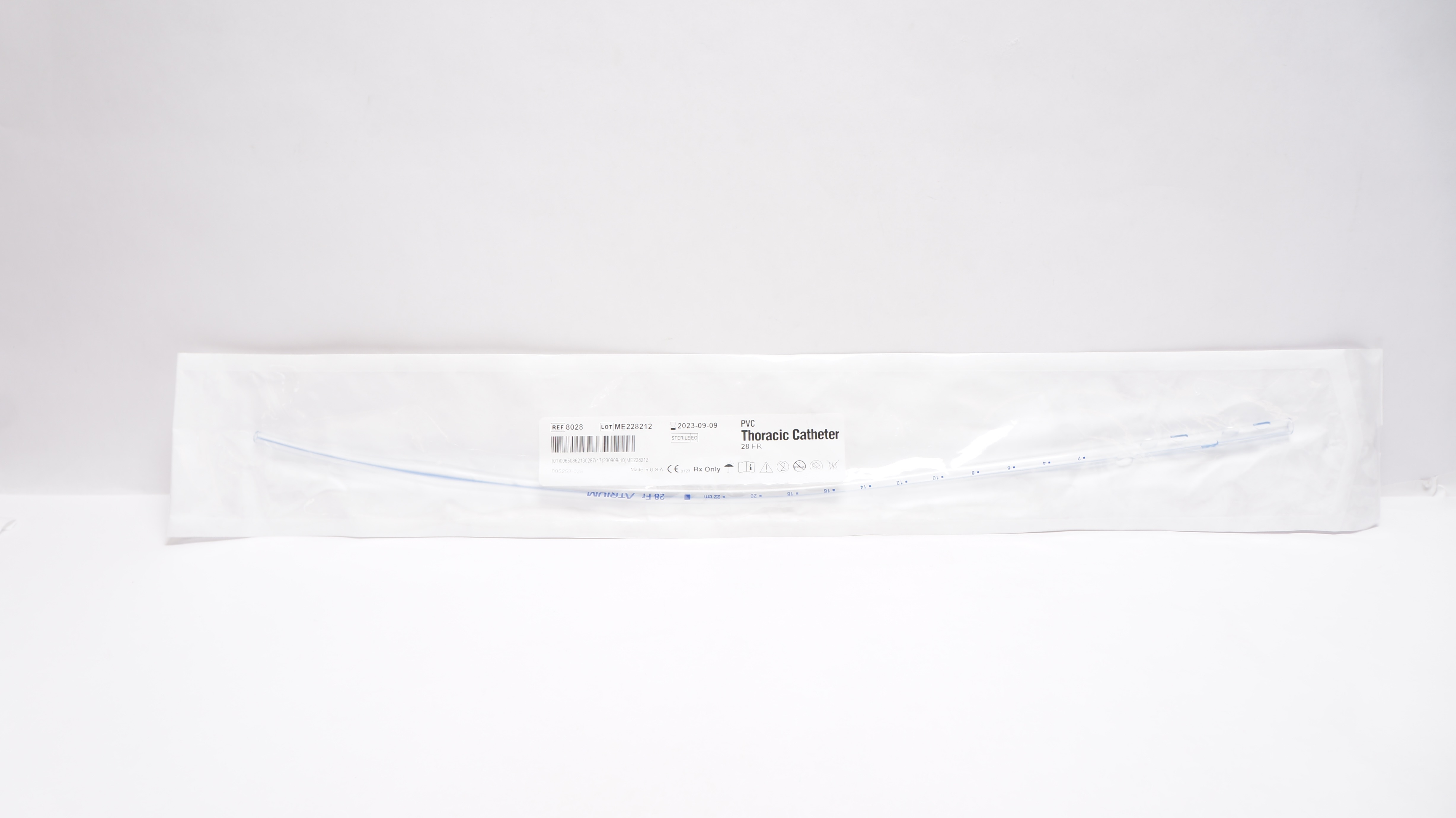 Atrium 8028 PVC Thoracic Catheter 28Fr. (x)