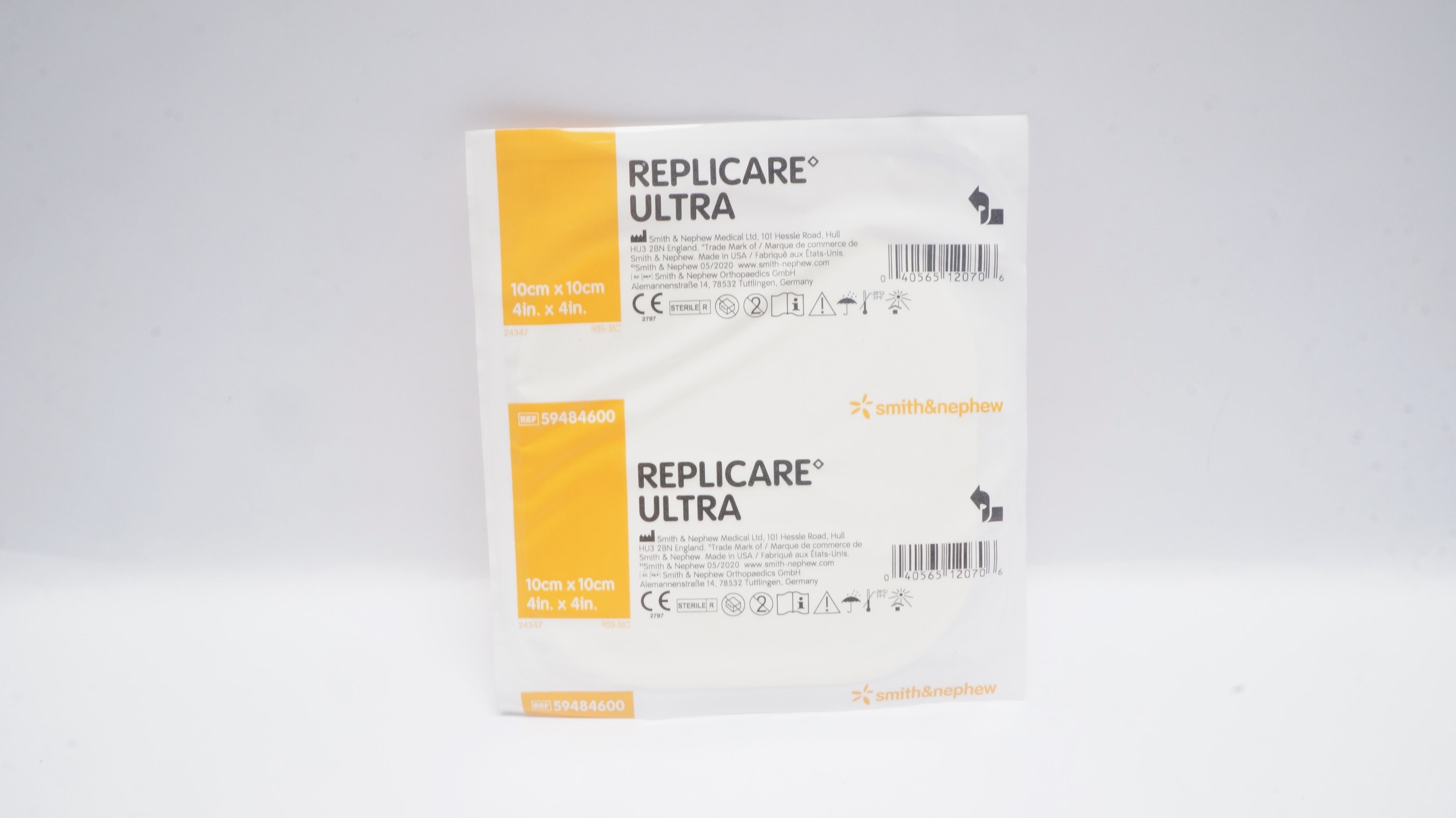 Smith&Nephew 59484600 Replicare Ultra Hydrocolloid Dressing 4inch x 4inch