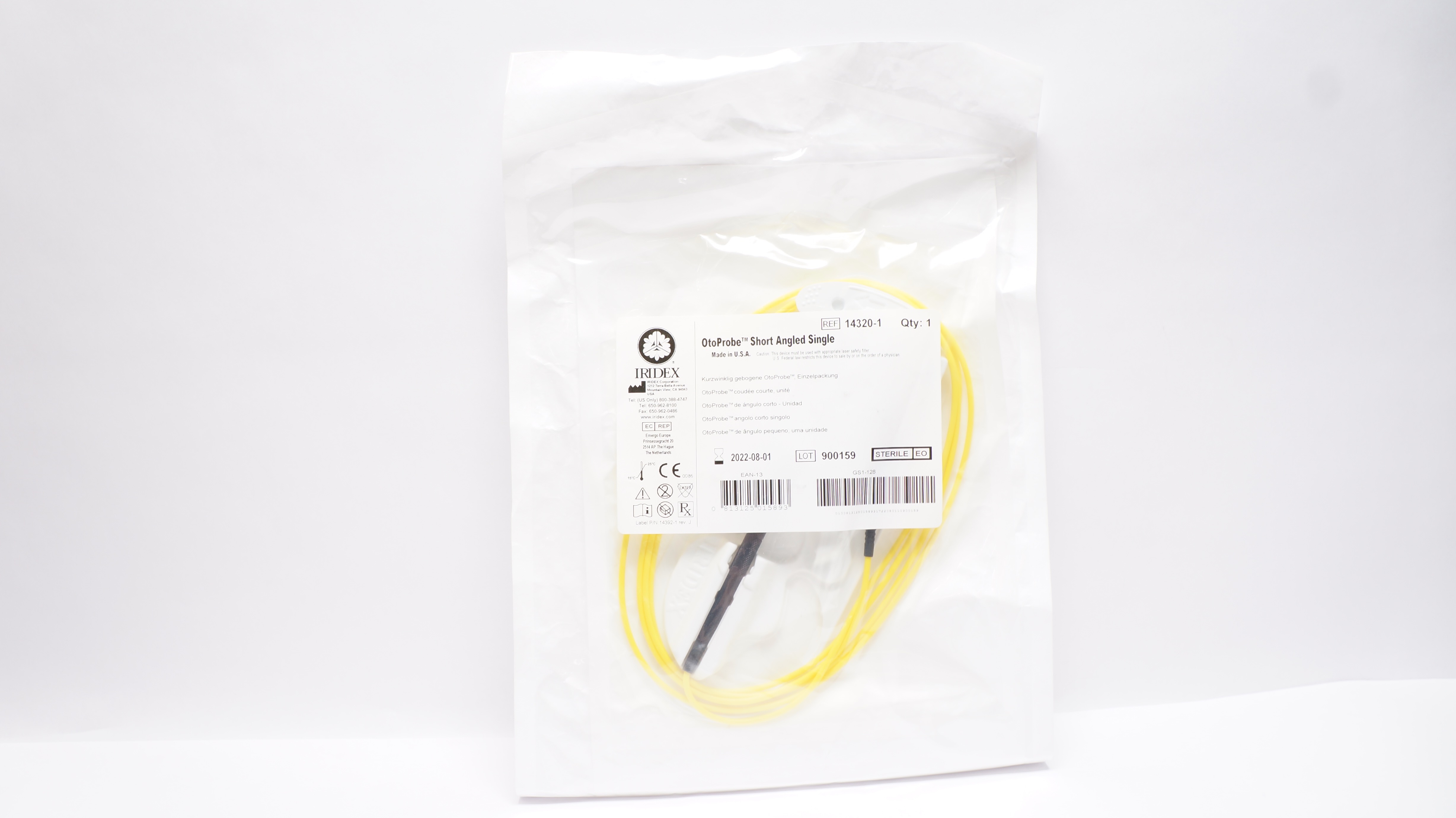 Iridex 14320-1 OtoProbe Short Angled Single (x)