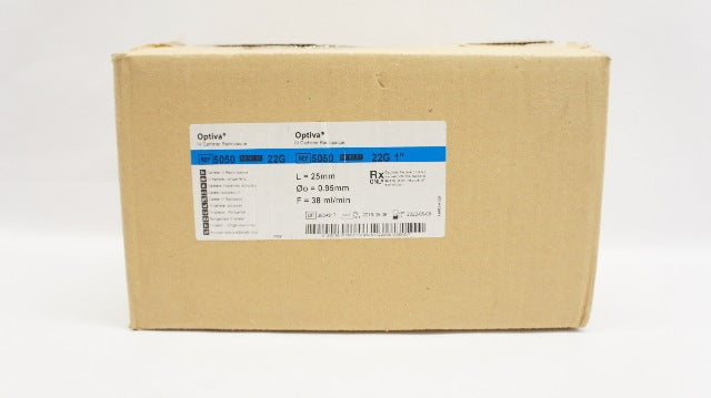Smiths Medical 5050 Jelco Optiva IV Cath. Radiopaque 22G (x) -Case of 200
