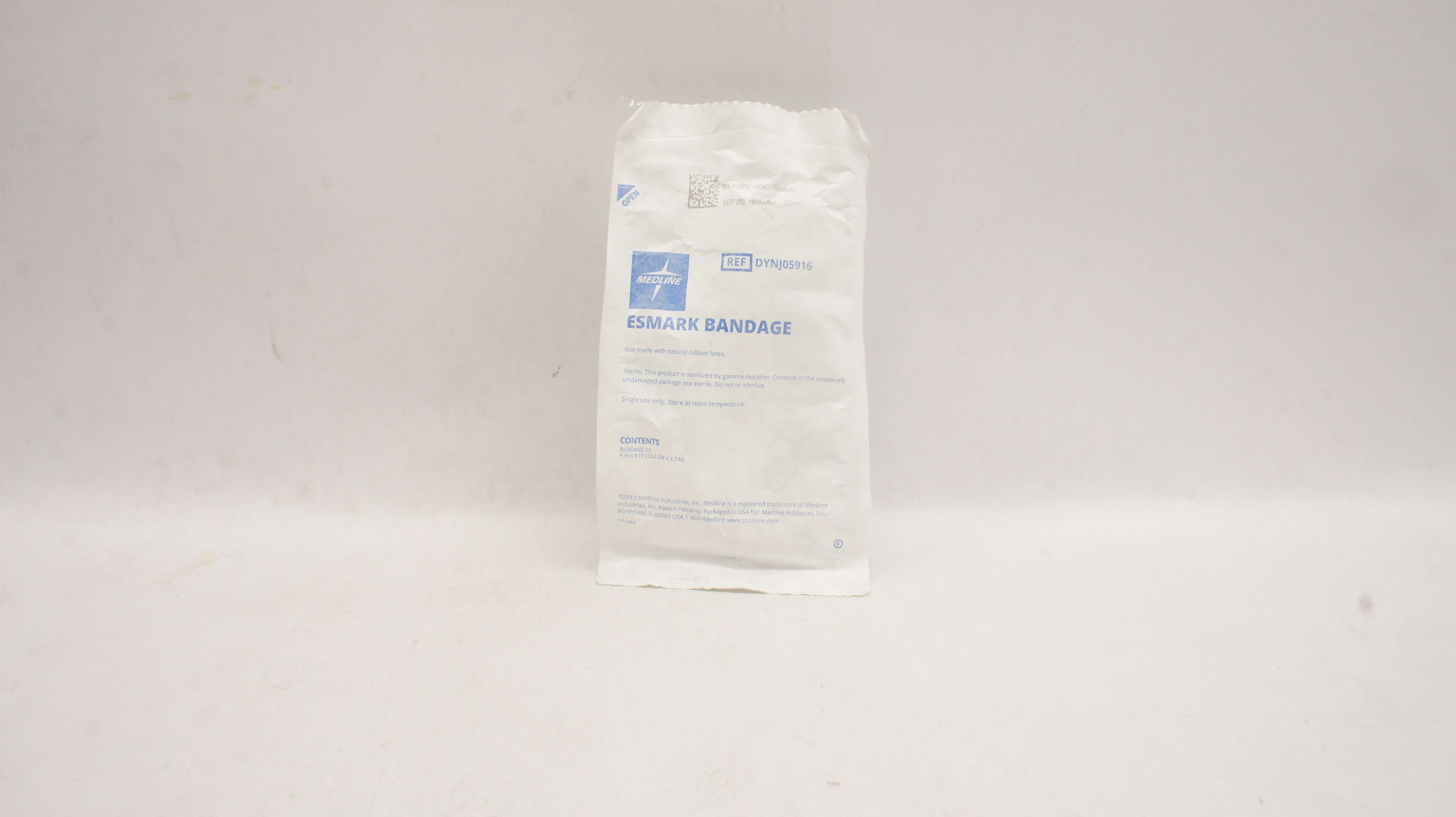 Medline DYNJ05916 Esmark Bandage Sterile 4inch x 9Ft.