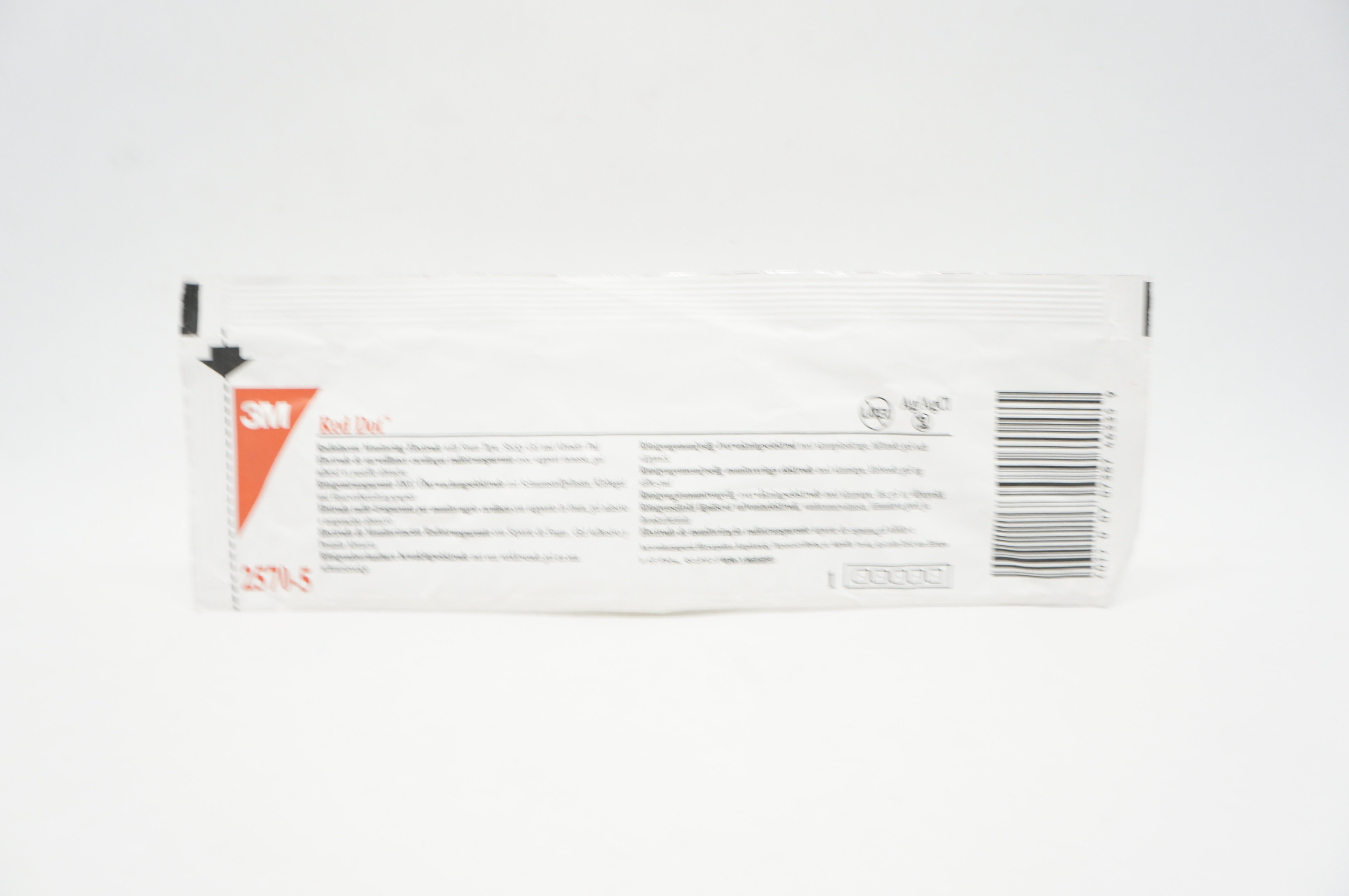 3M 2570-5 Red Dot Radiolucent Monitoring Electrodes - Pack of 5 (x)