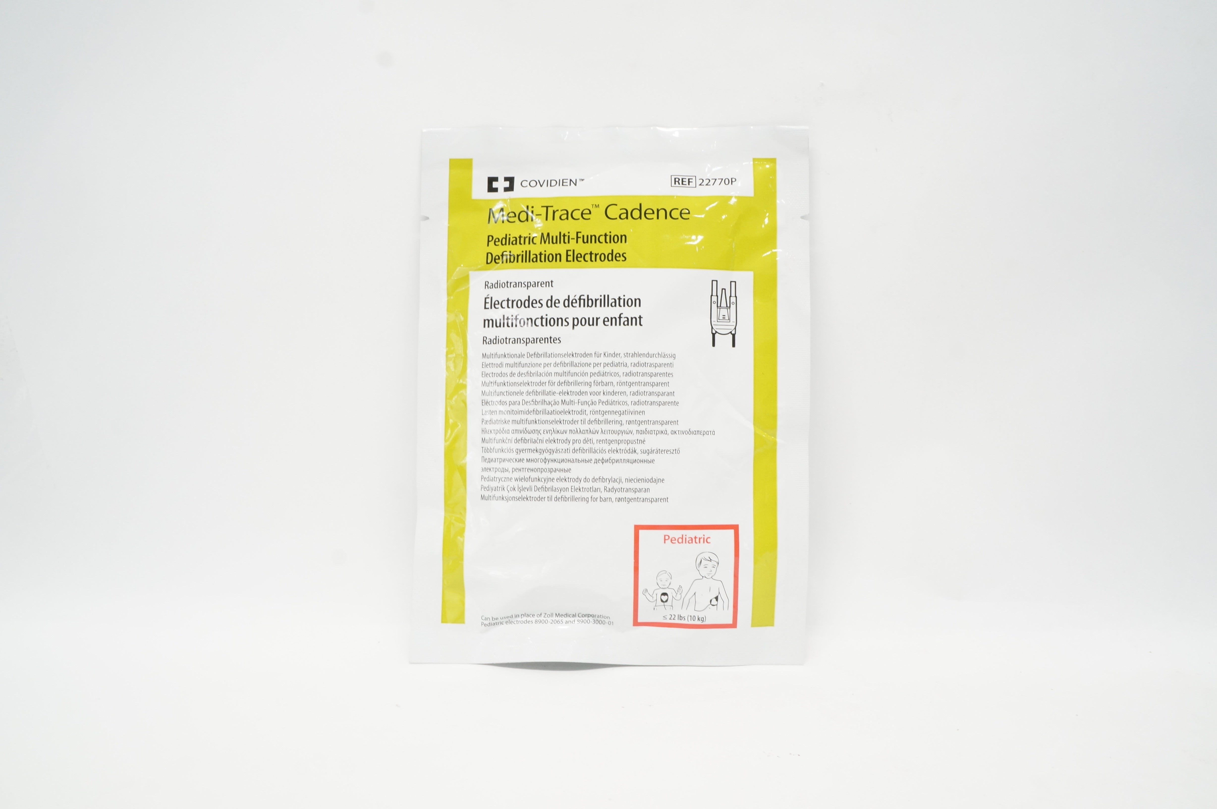 Covidien 22770P Medi-Trace Cadence Multi-Function Defibrillation Electrodes (x)