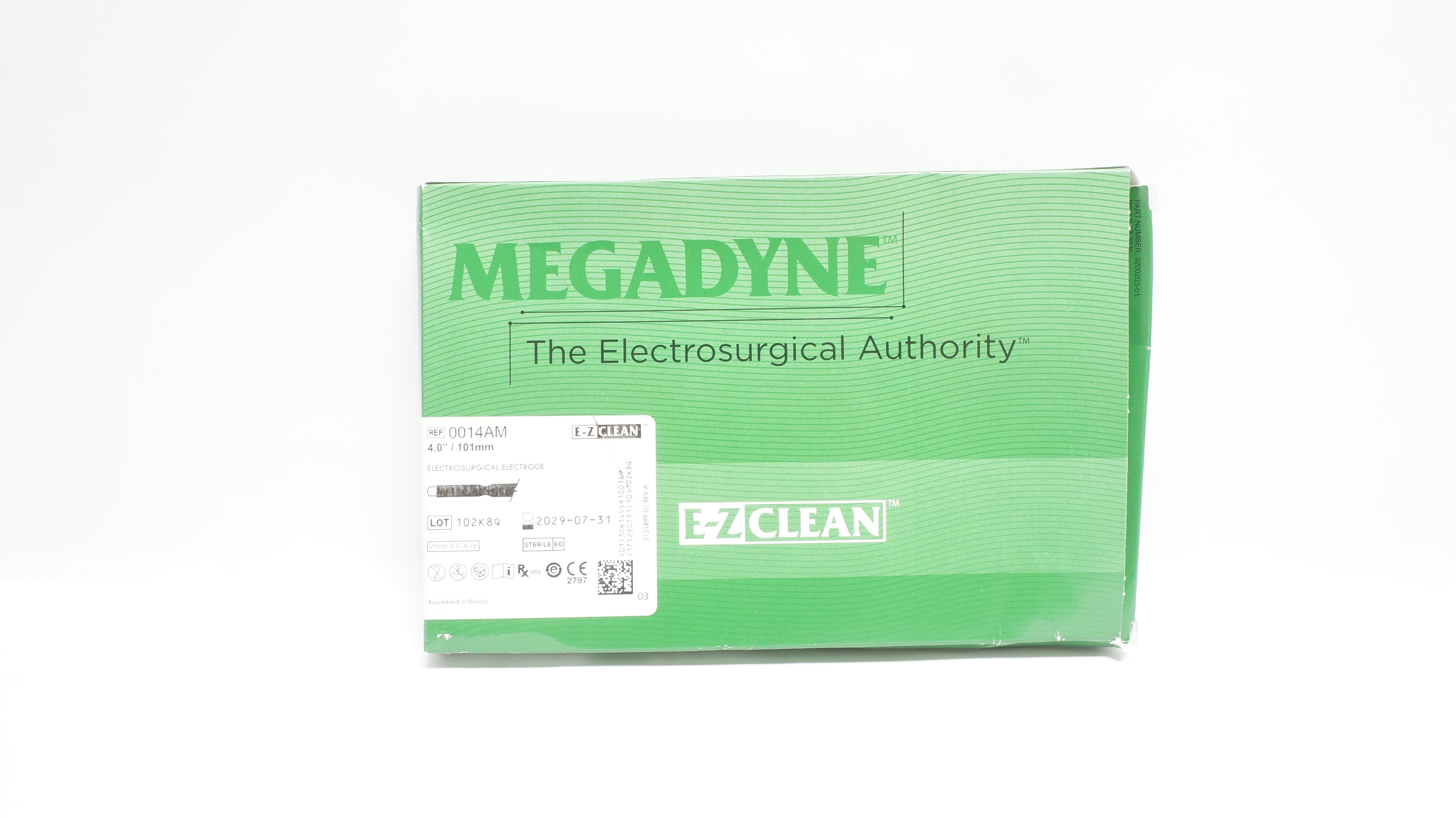 Megadyne 0014AM E-Z Clean Electrosurgical Electrode - Box of 12