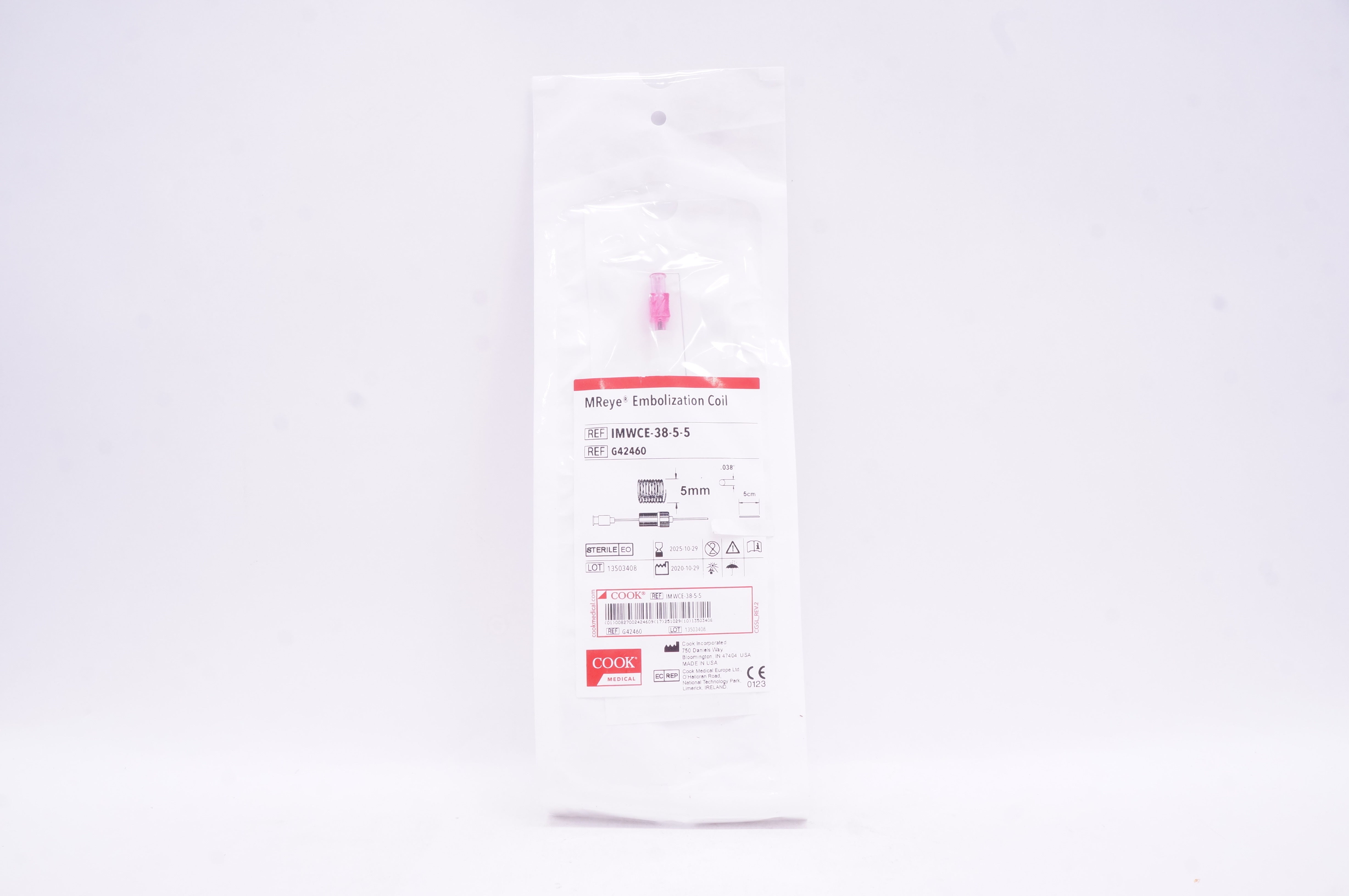 Cook Medical G42460 MReye Embolization Coil 5mm