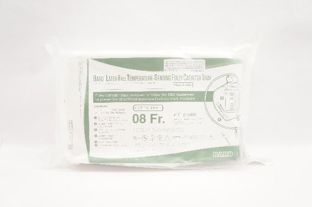 Bard 849408 Temperature-Sensing Foley Catheter Tray 08Fr