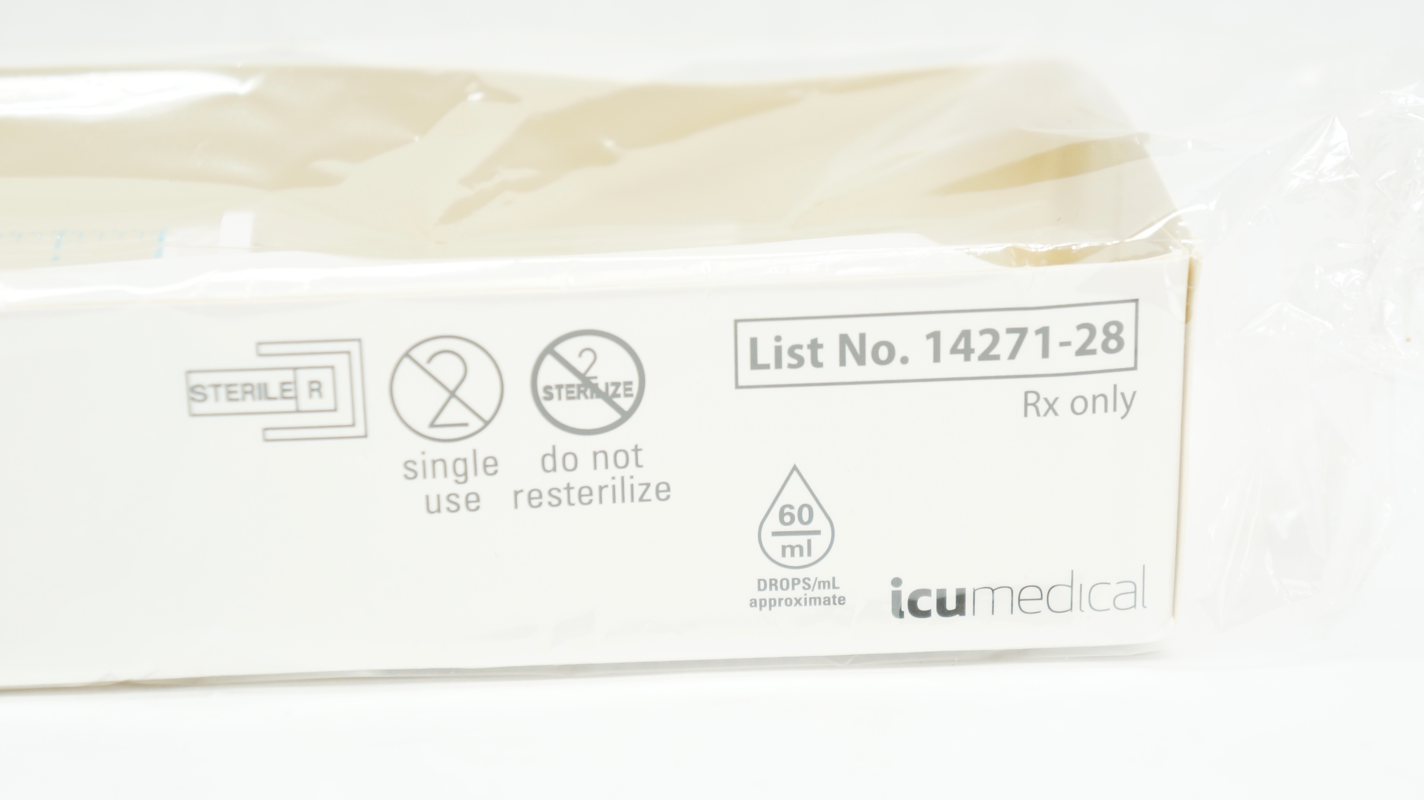 ICU Medical 14271-28 Primary Plum Microdrip 150mL Burette Set