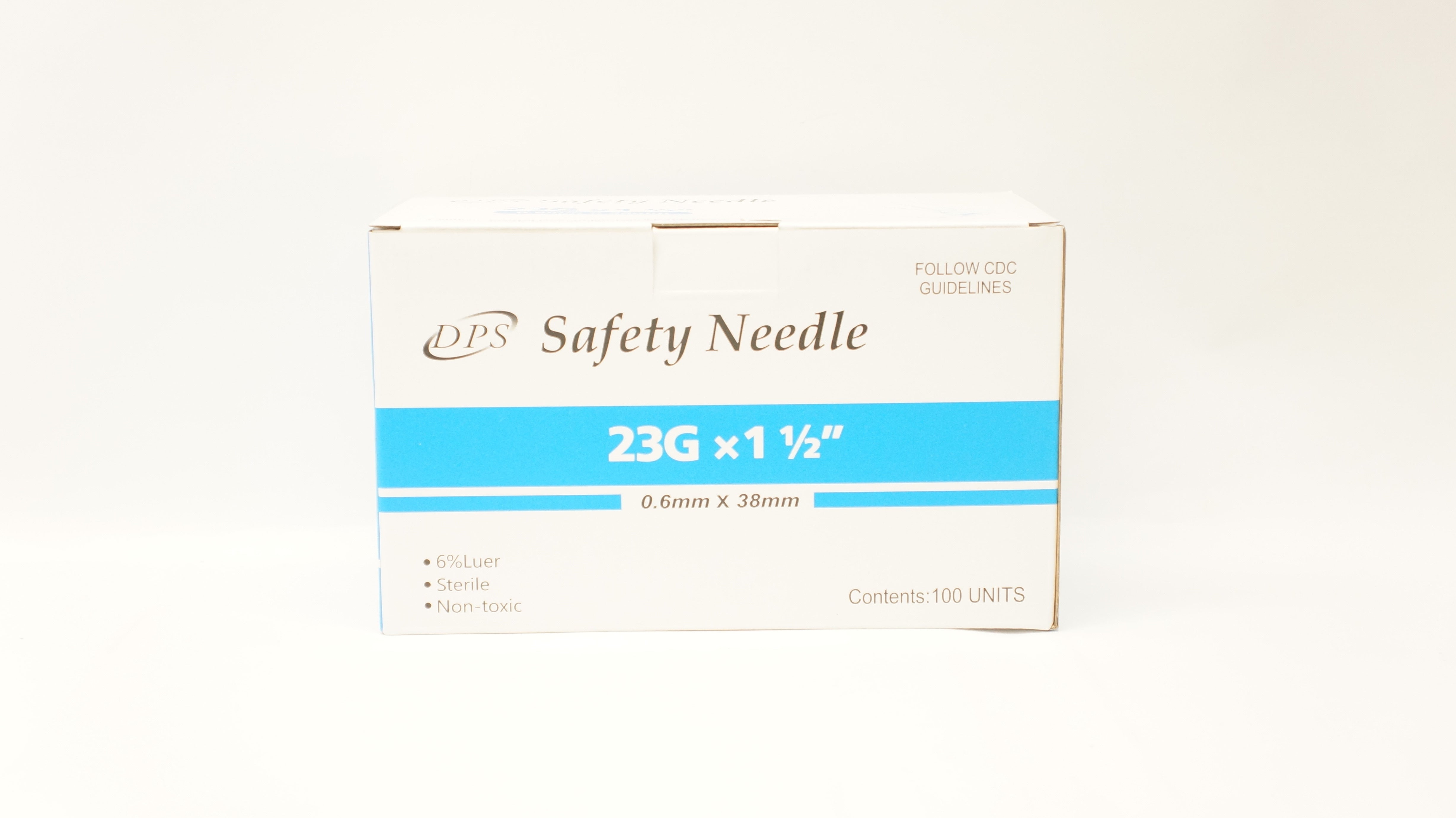 Duopross Meditech 100800000065 DPS Safety Ndle 23G x 1-1/2inch - Box of 100