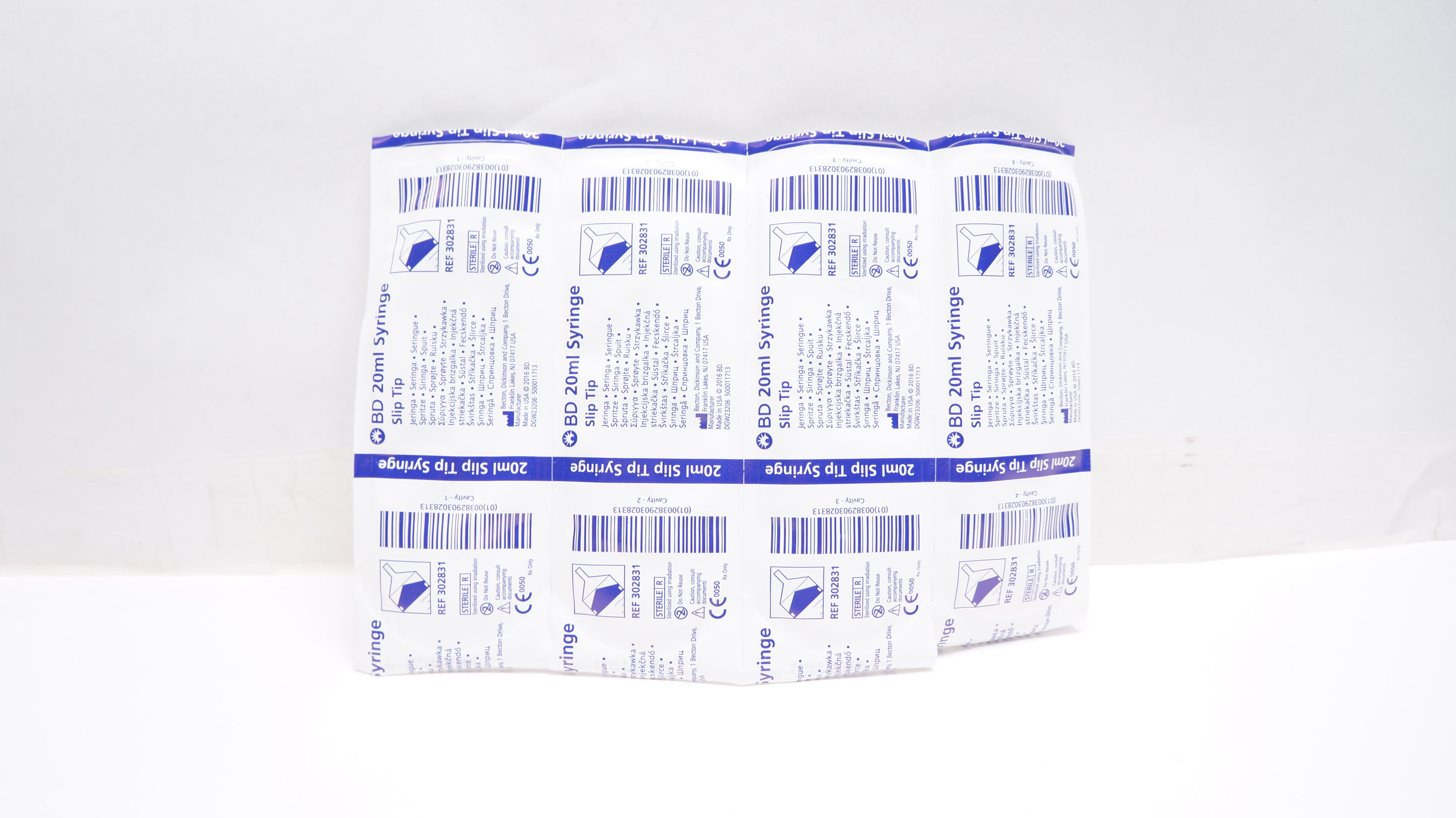 BD 302831 Syringe Slip Tip, 20mL (x) - Lot of 5