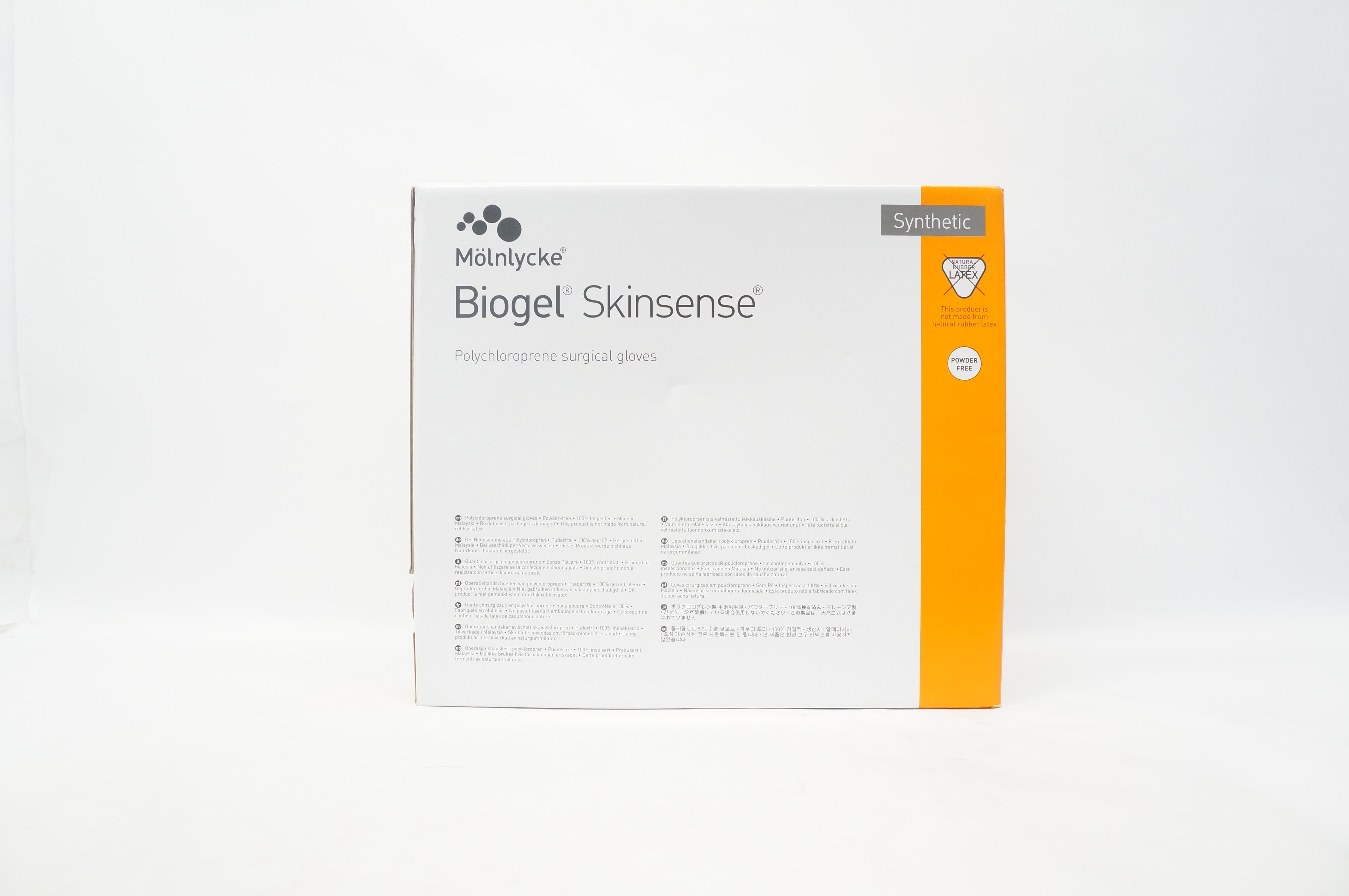 Molnlycke 31465 Biogel Skinsence Synthetic Surgical Gloves, 6-1/2 - Box of 50
