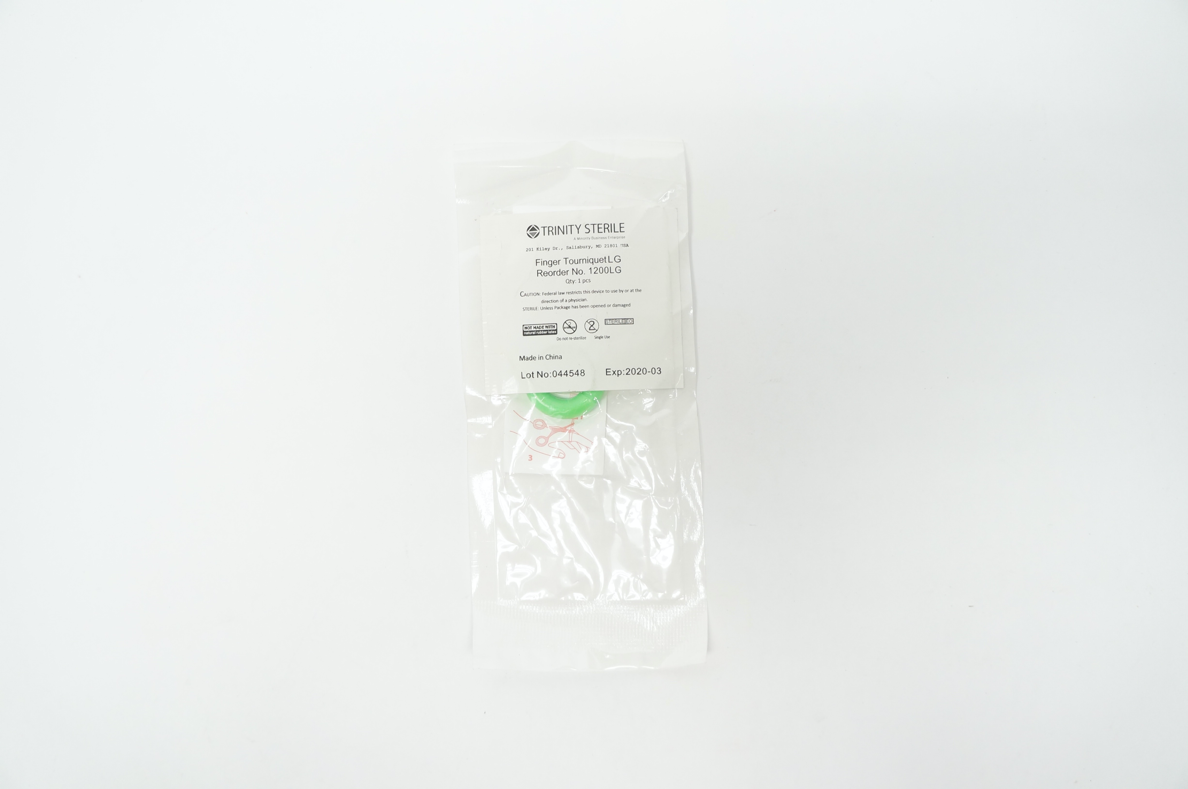 Trinity Sterile 1200LG Finger TourniquetLG (x)