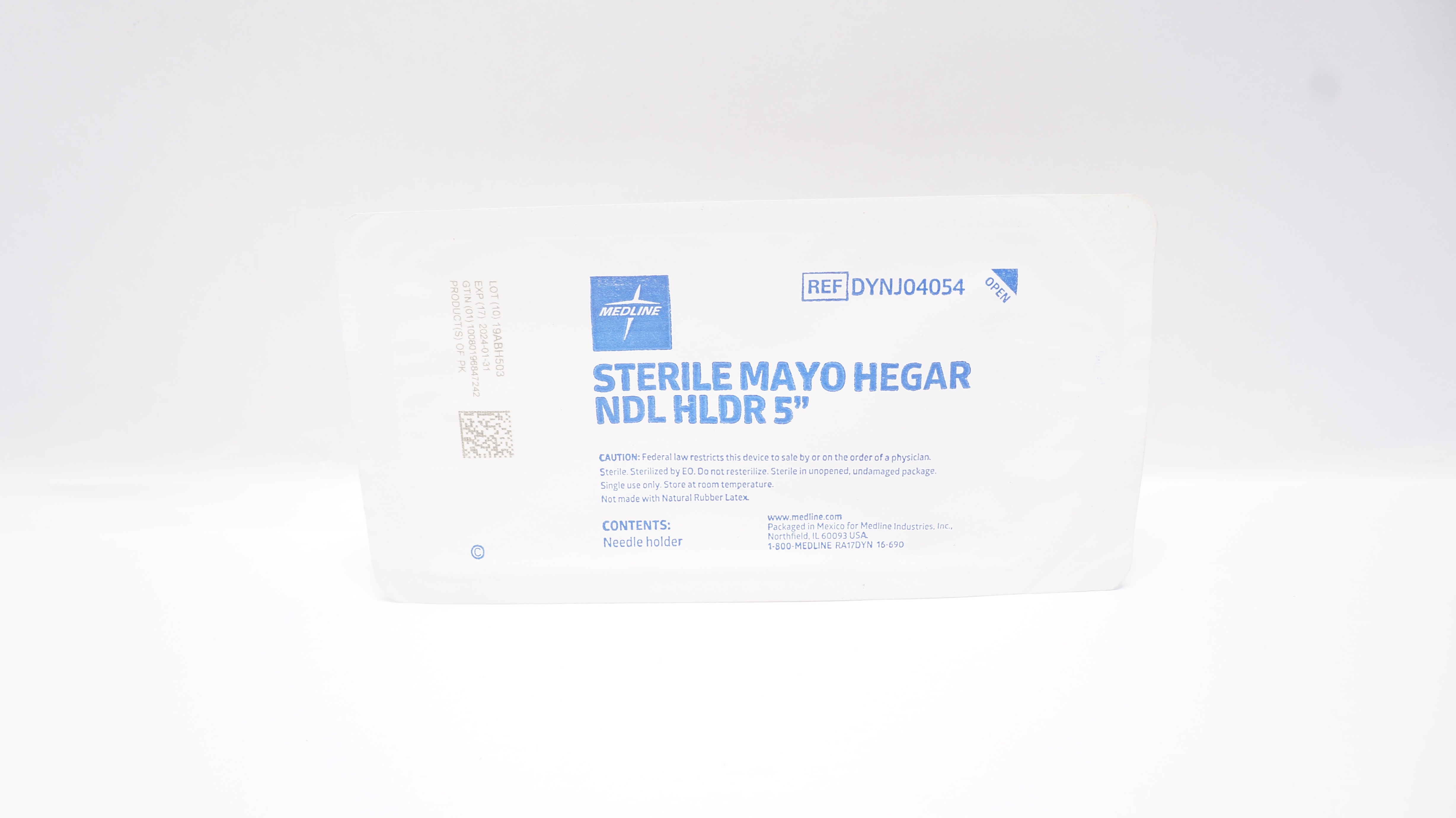 Medline DYNJ04054 Sterile Mayo Hegar NDL HLDR 5inch