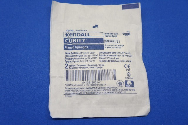 Tyco 1806 Kendall Curity Gauze Sponges 8 Ply 2 (x)