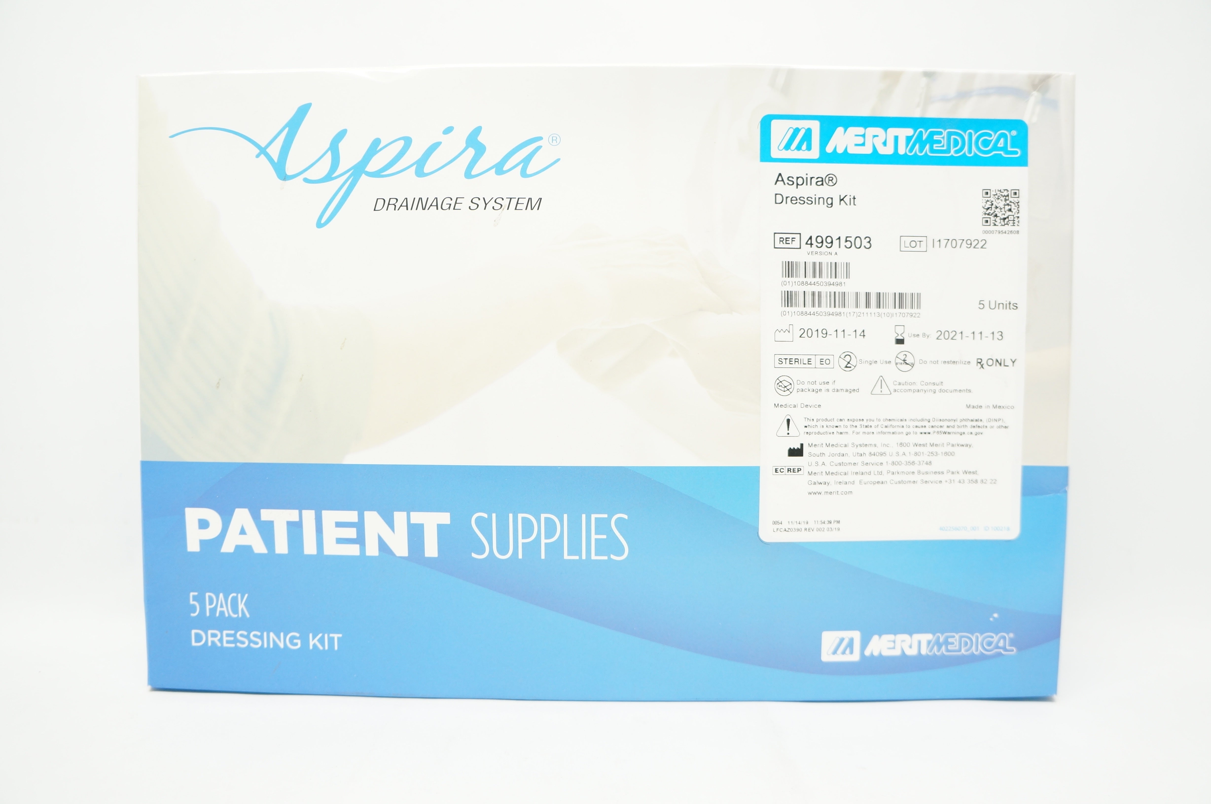 Merit Medical 4991503 Aspira Dressing Kit  Pack of 5