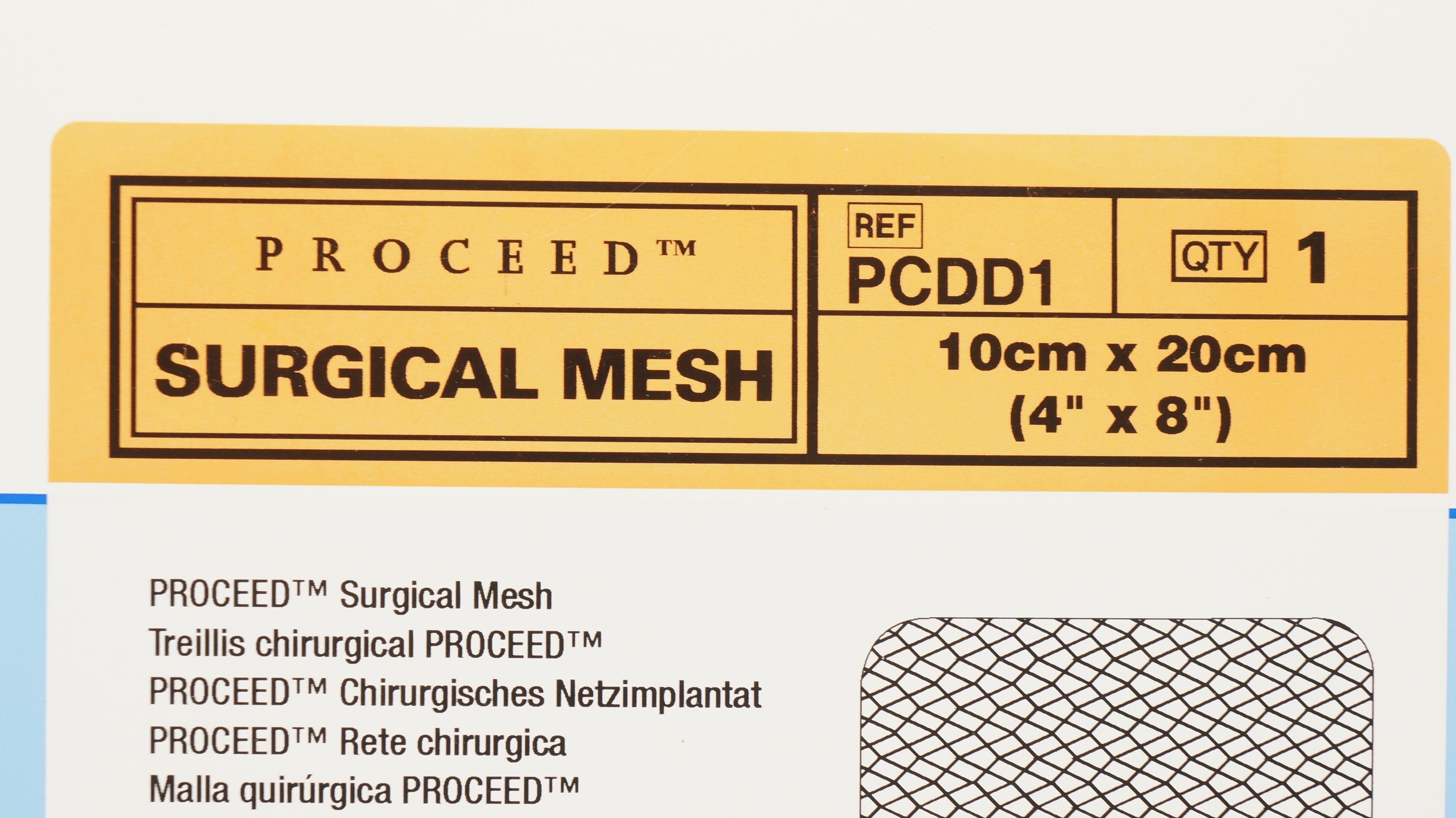 Ethicon PCDD1 Proceed Surgical Mesh 4inch x 8inch (x)
