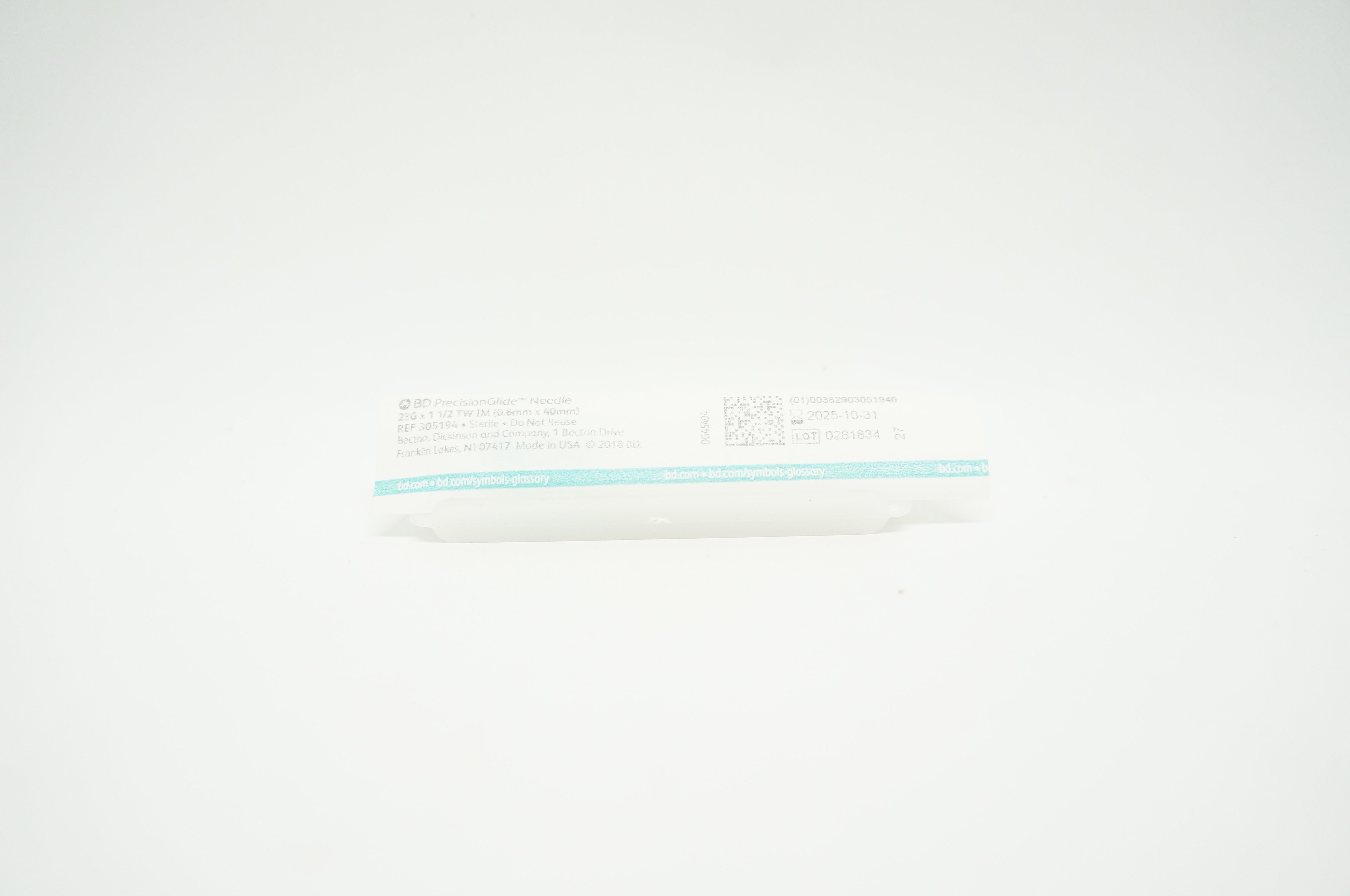 BD 305194 PrecisionGlide Ndle. 23G x 1-1/2TW IM