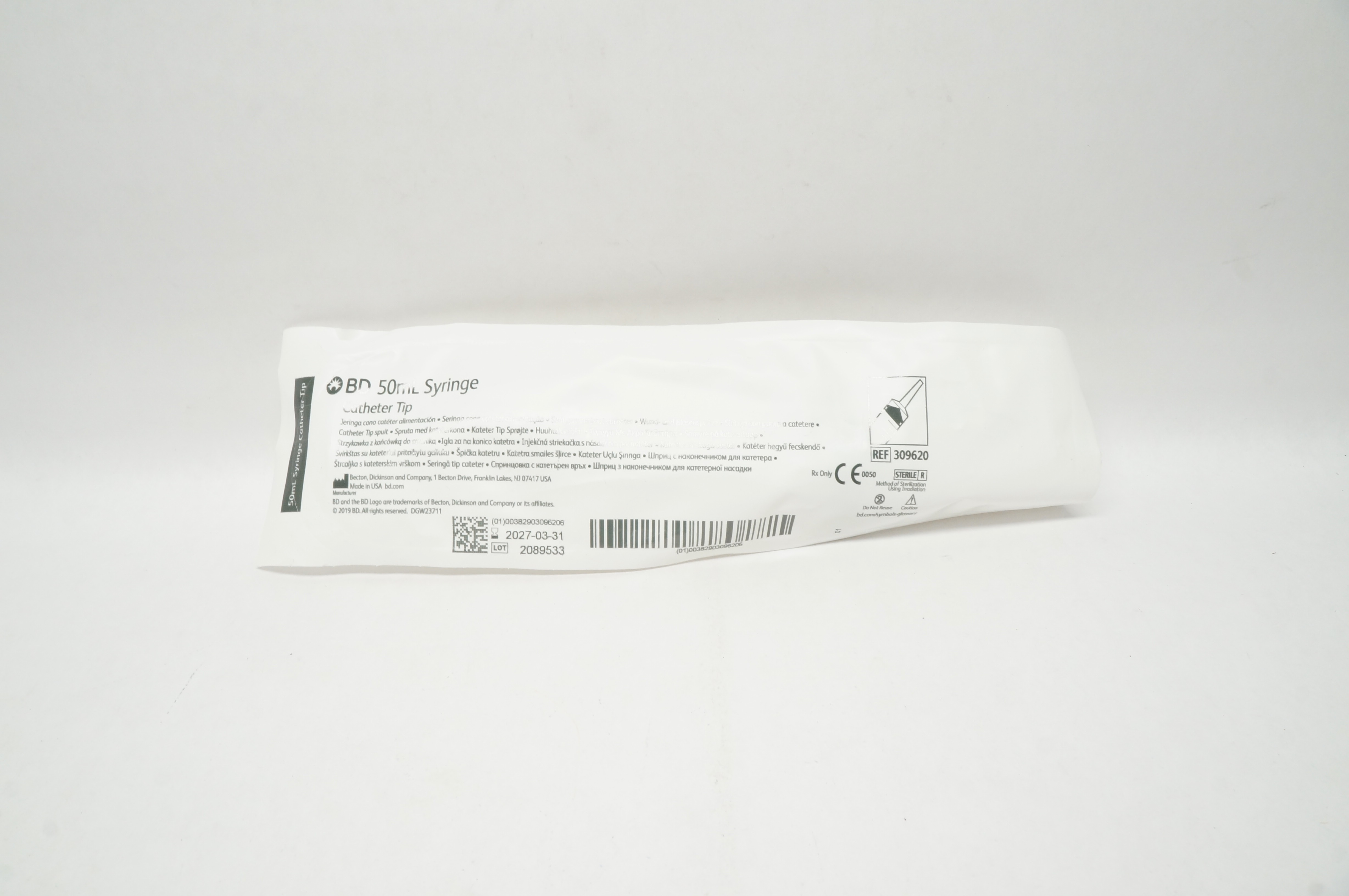 BD 309620 50ml Syringe Cath. Tip