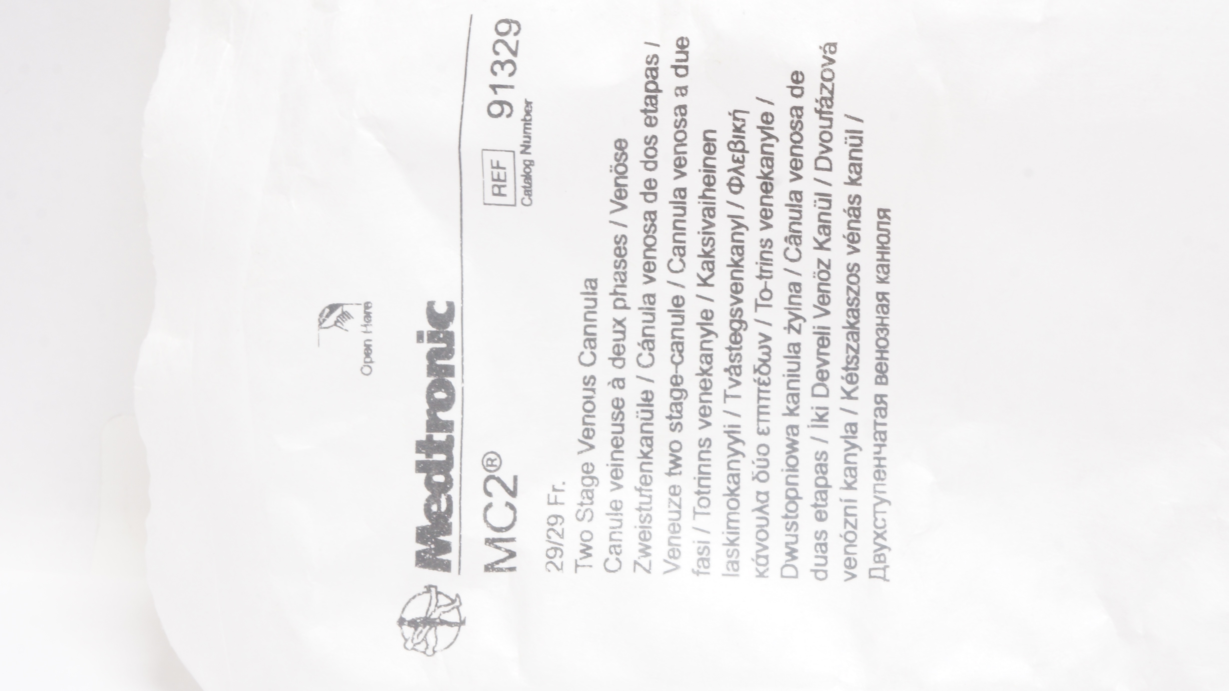 Medtronic 91329 MC2 29/29Fr Two Stage Venous Cannula (x)