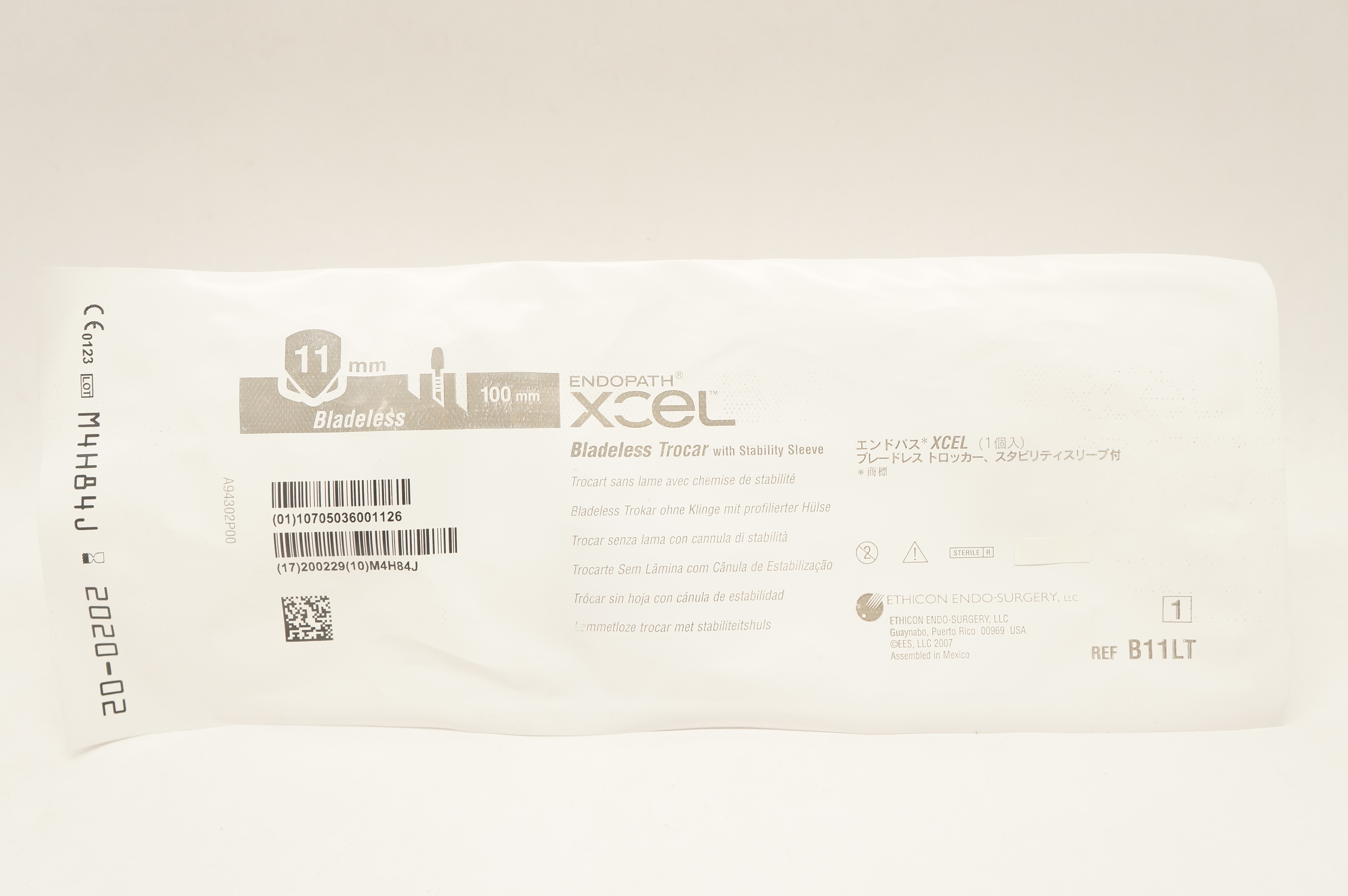 Ethicon B11LT Endopath XCEL Bladeless Trocar 11mm x 100mm (x)
