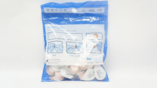 ICU Medical SwabPack SwabCap Disinfecting Caps - Pack of 25
