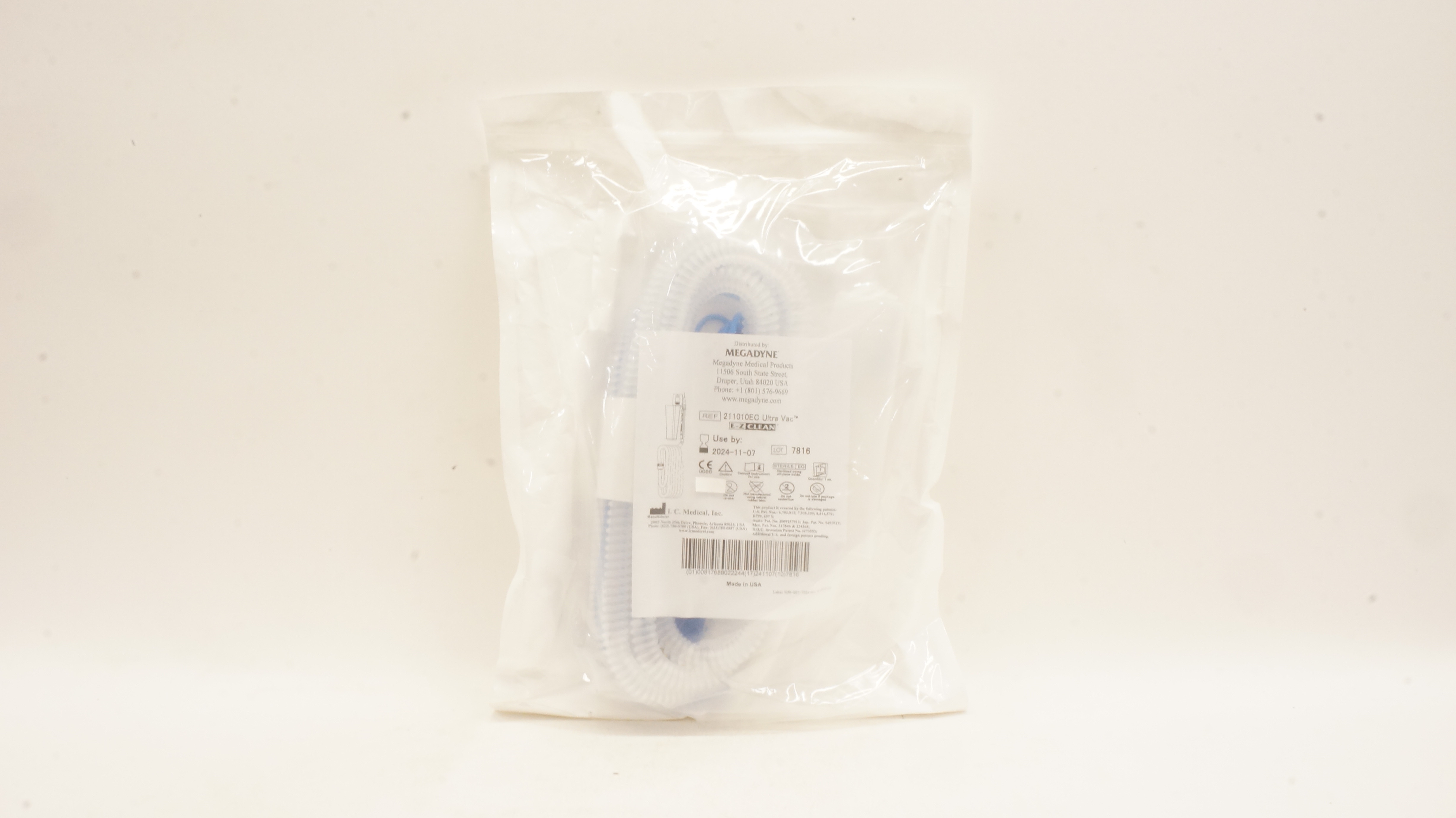 I.C.Medical 211010EC Megadyne Ultra Vac E-Z Clean