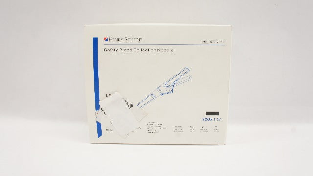 Henry Schein 570-2068 Safety Blood Collection Ndl 22G x 1 1/4Inch - Box of 100