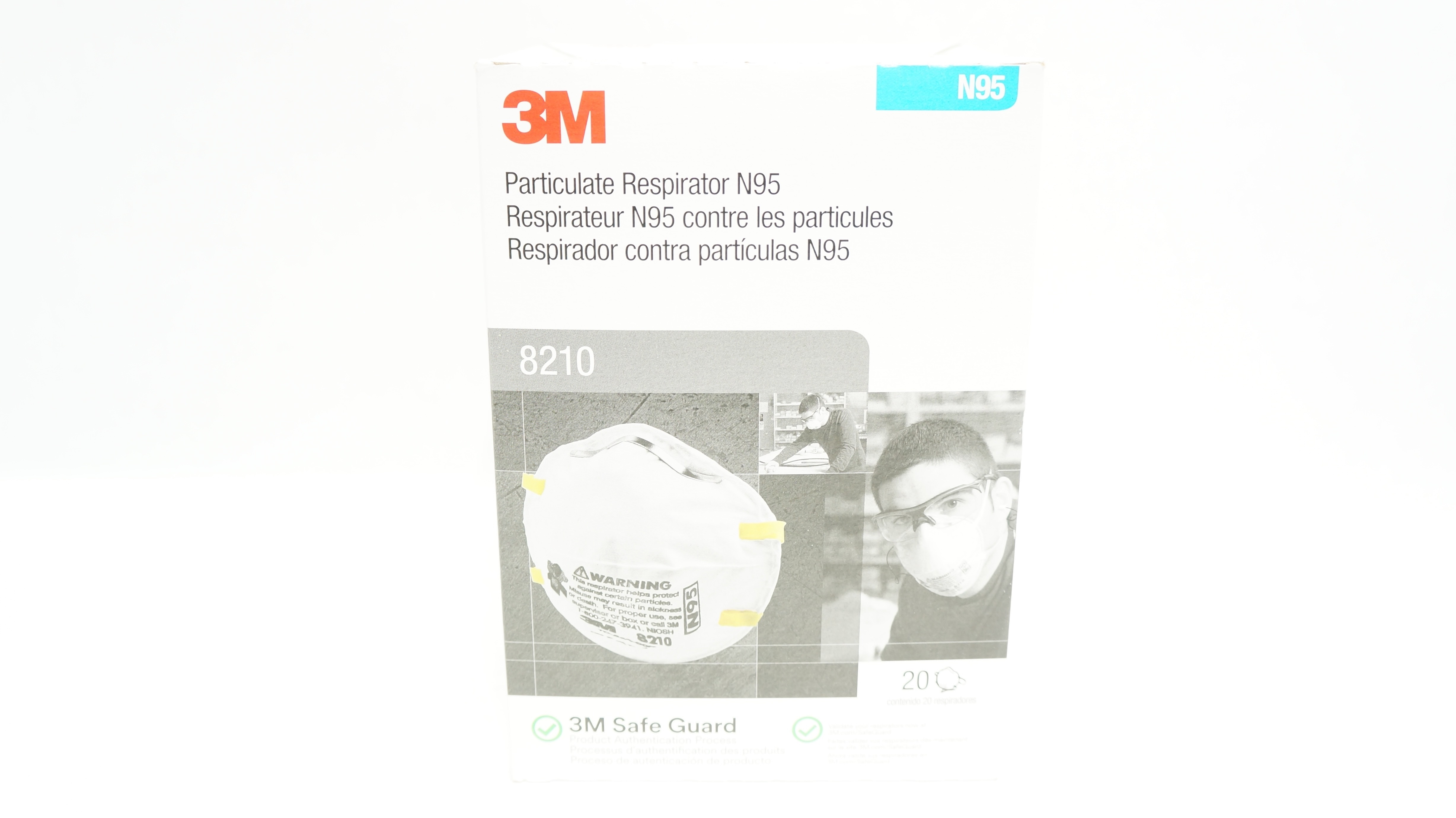 3M 8210 Plus Performance Respirator N95 - Box of 20