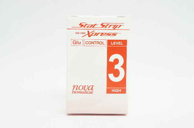 Nova Biomedical 41743 StatStrip Xpress Glu Control, Level 3 High 4mL