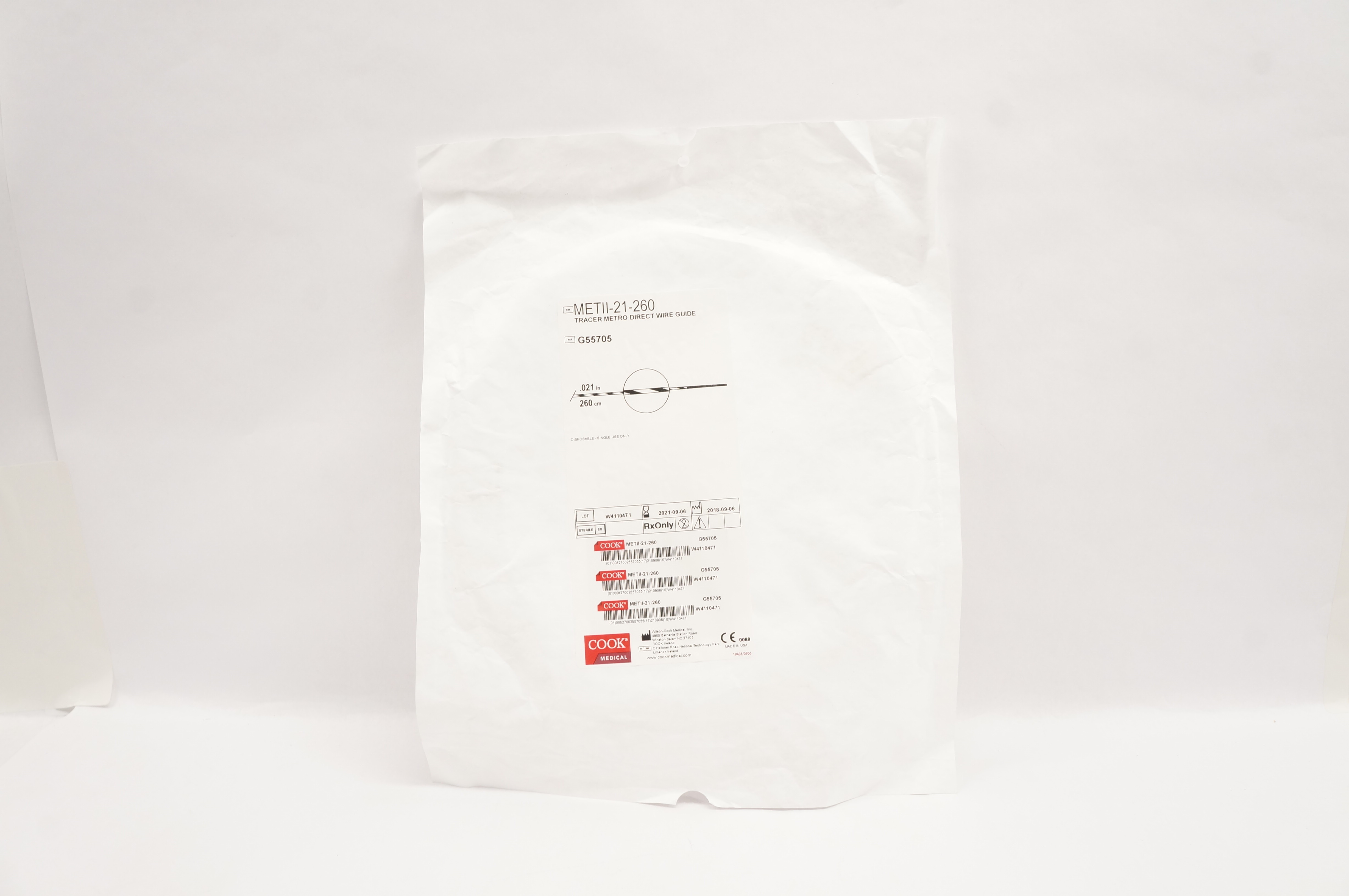 Cook Medical G55705 Tracer Metro Direct Wire Guide 0.21inch (x)