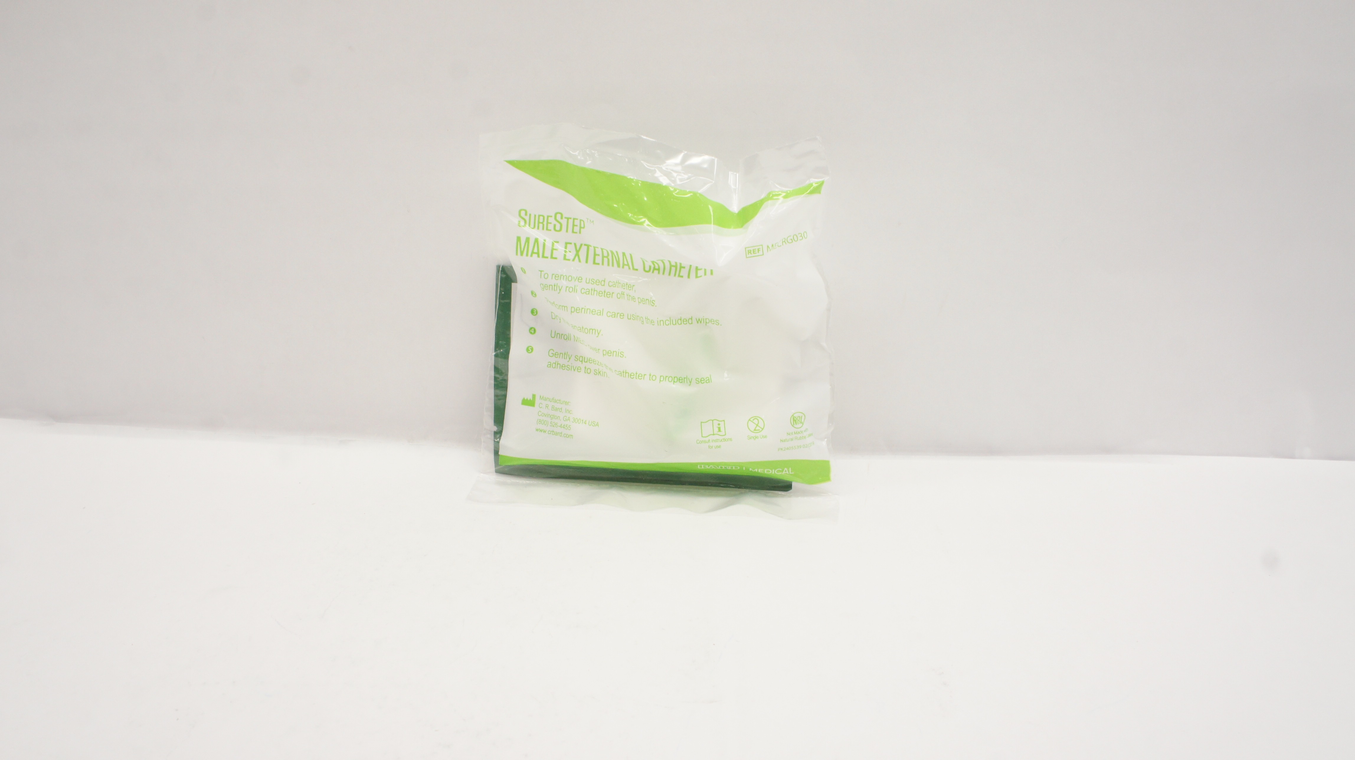 Bard MECRG030 SureStep Male External Cath.