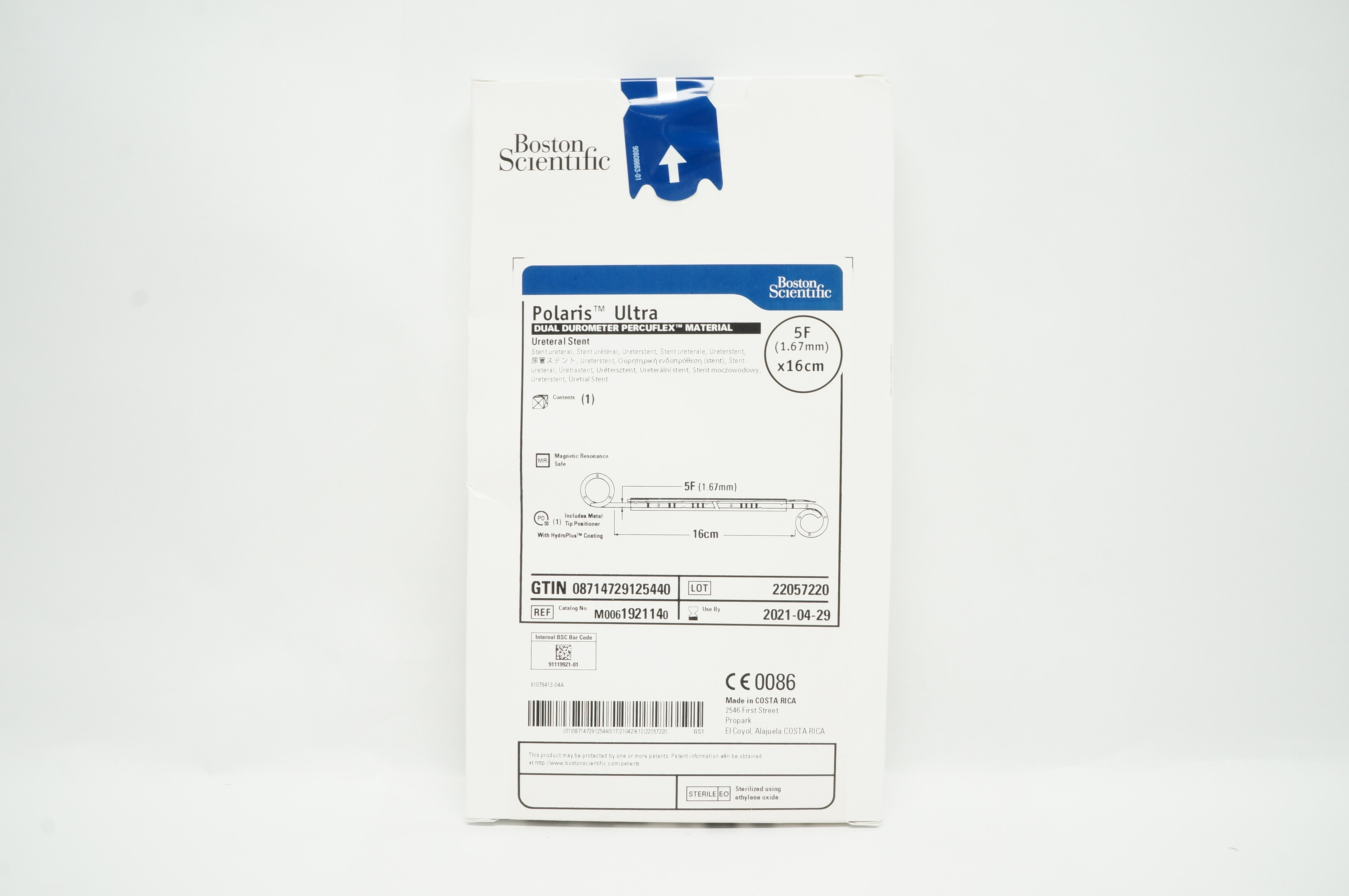 Boston Scientific 192114 Polaris Ultra Ureteral Stent 5F x 16cm (x)