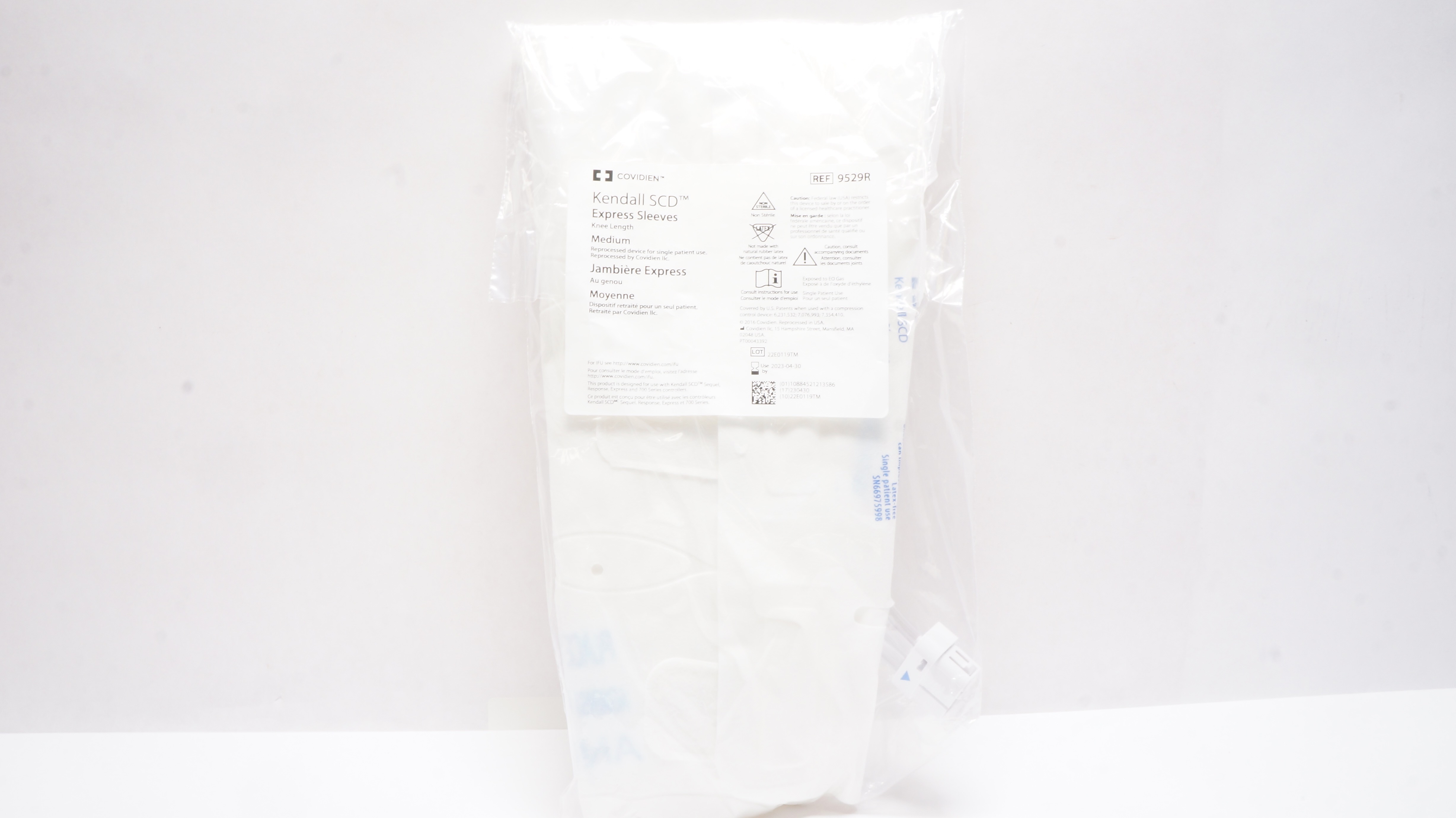 Covidien 9529R Kendall SCD Express Sleeves Knee Length Medium (x)