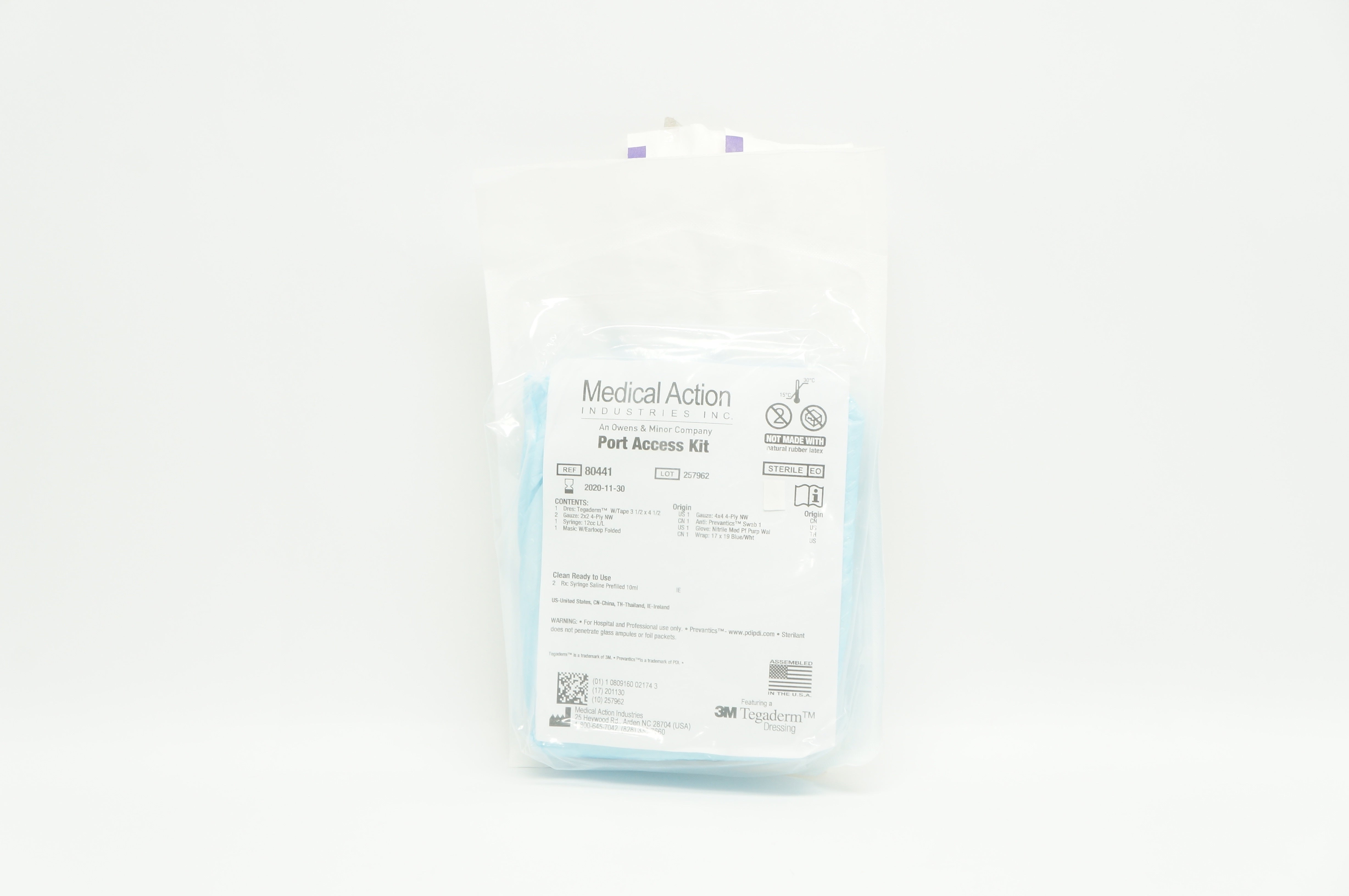 3M 80441 Tegaderm Medical Action Port Access Kit