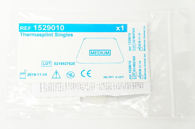 Medtronic 1529010 Thermasplint Singles, External Nasal Splints, Medium