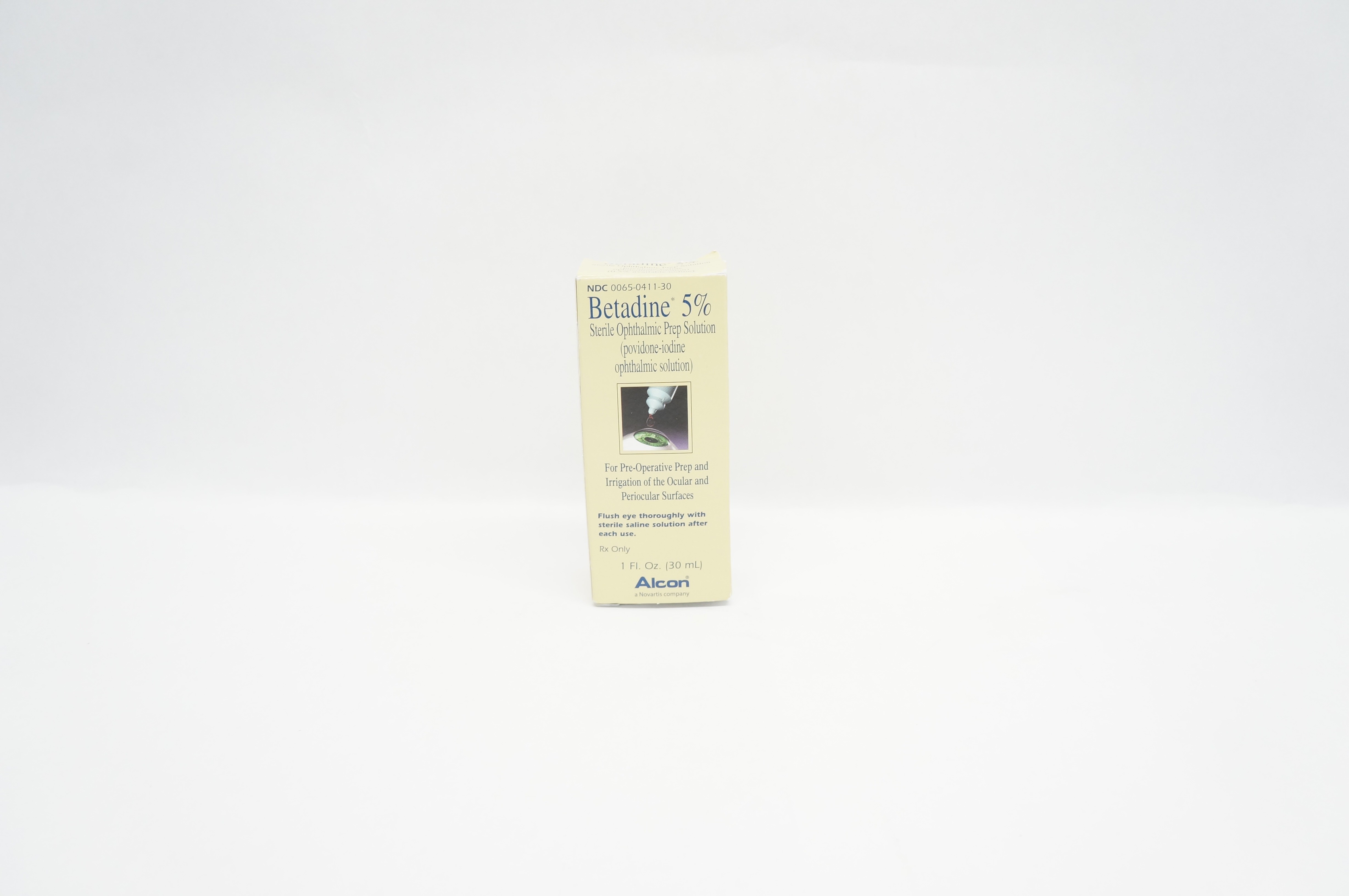 Alcon 0065-0411-30 Betadine 5% Sterile Ophthalmic Prep Solution 1fl. oz.