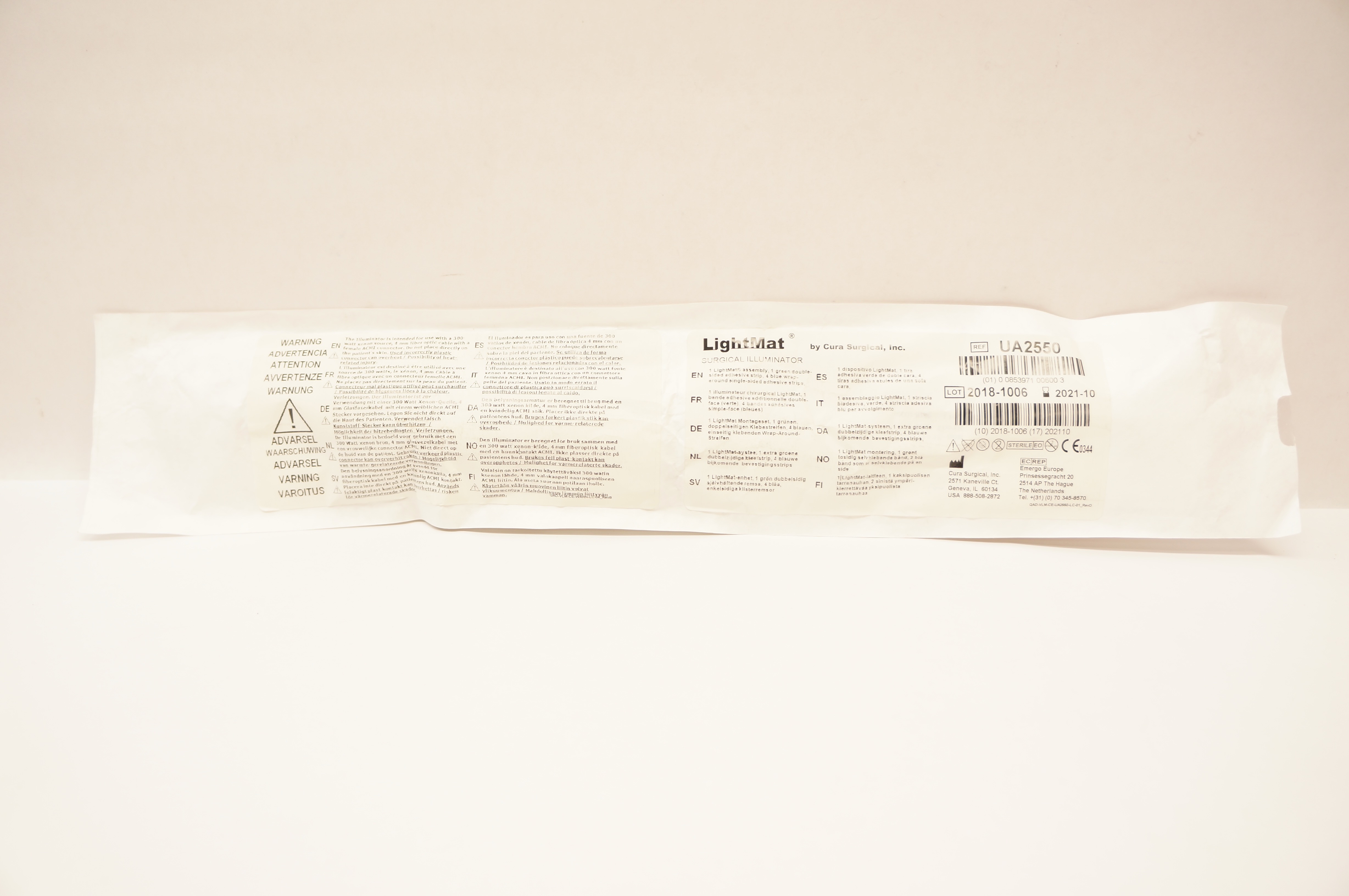 Cura Surgical UA2550 Lightmat Surgical Illuminator (x)