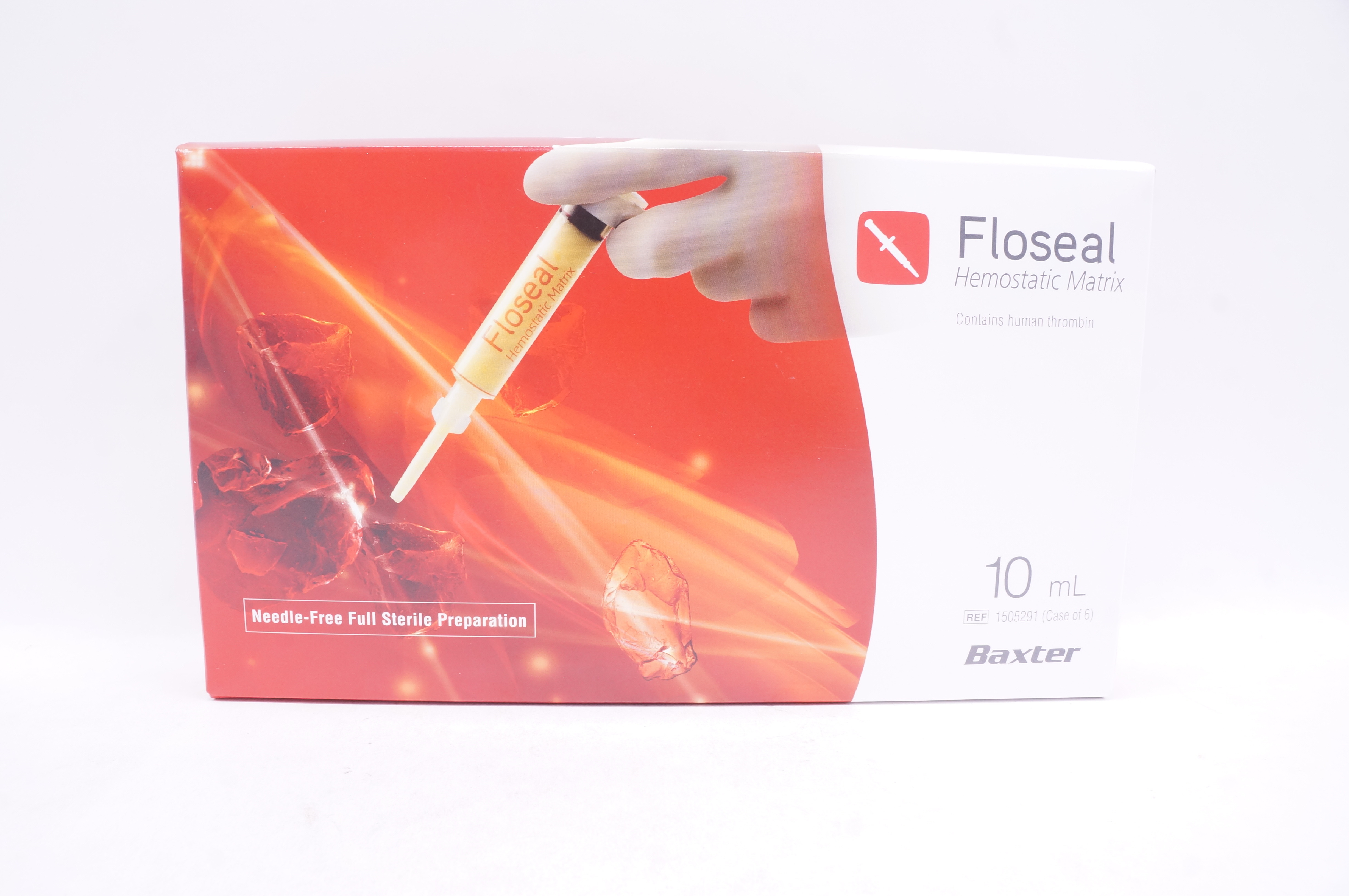 Baxter 1505291 Floseal Hemostatic Matrix 10mL - Case of 6 (x)