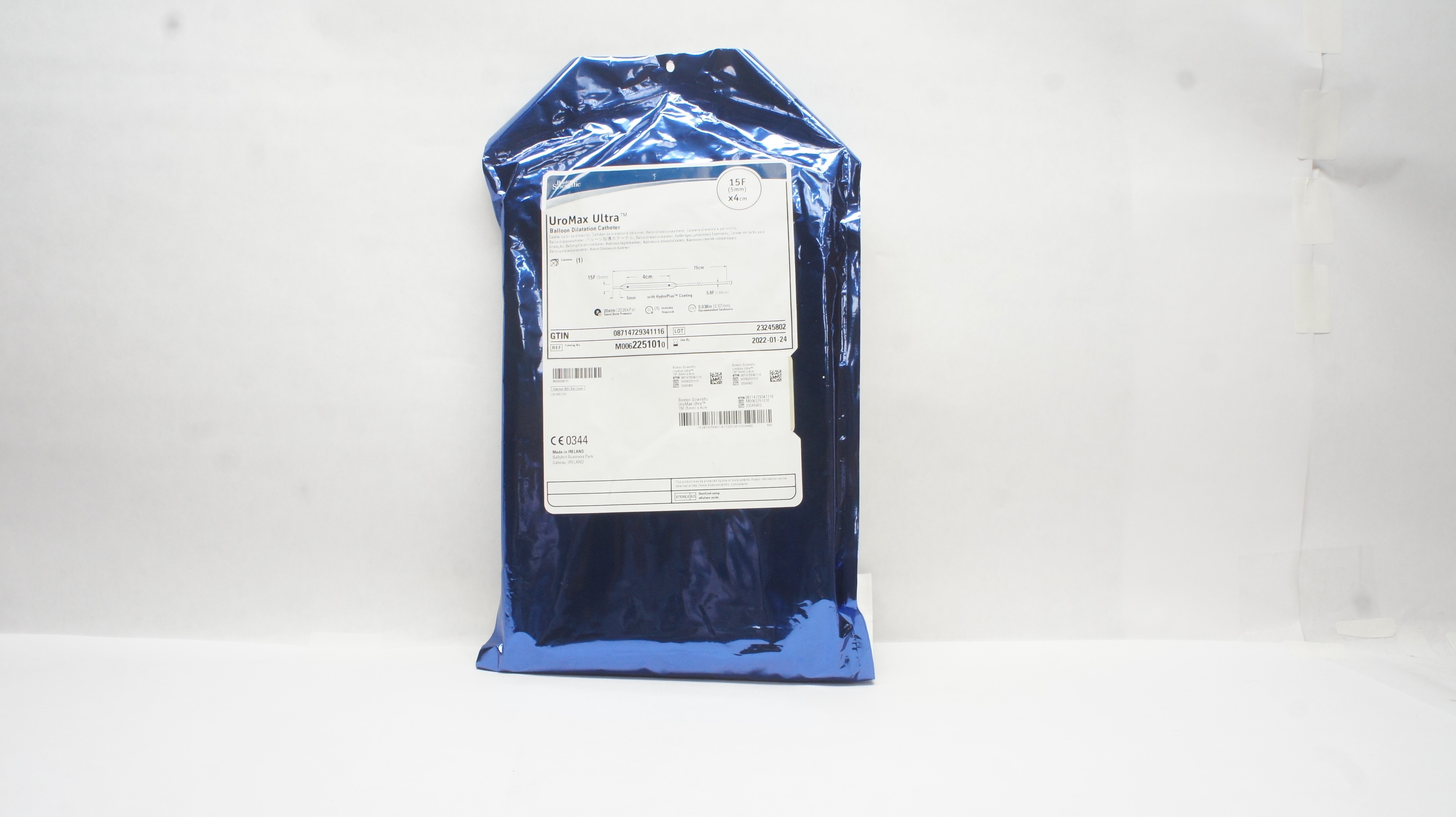 Boston Scientific 225101 UroMax Ultra Balloon Dilatation Cath. 15F x 4cm(x)